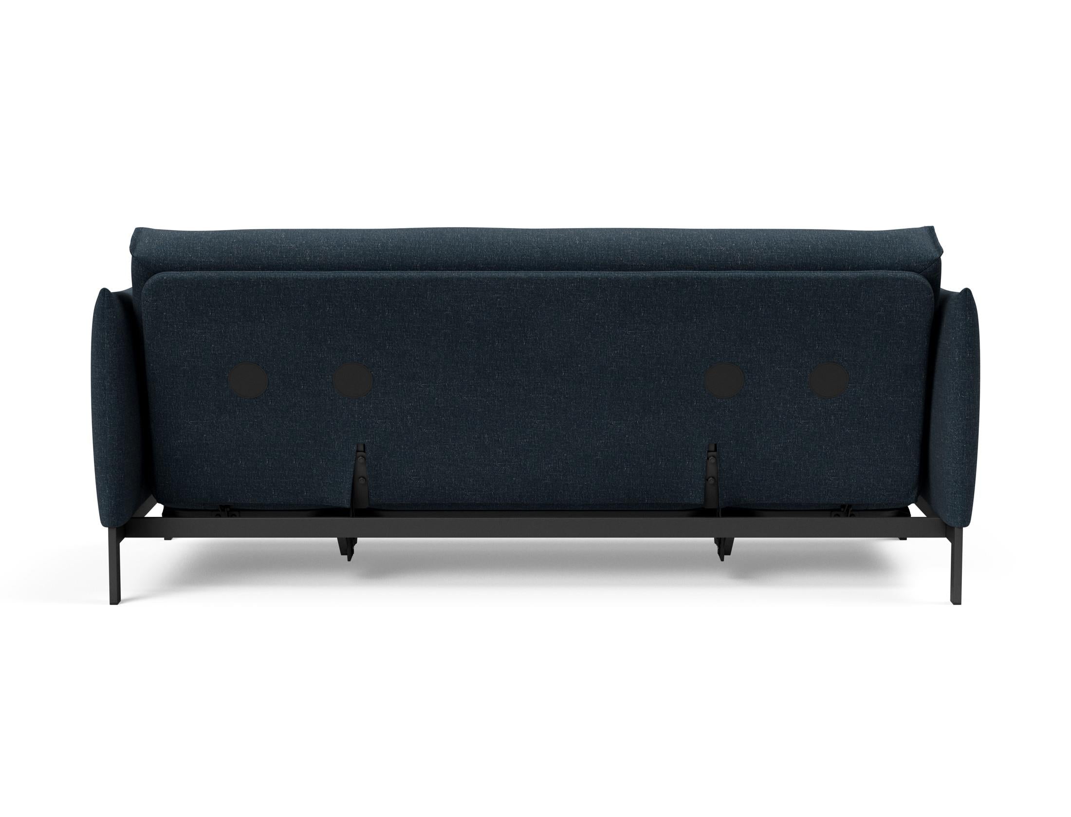 Erleben Sie das Junus 140 Bettsofa Nordic: Modernes Design und der weiche Soft Spring Bezug sorgen für höchsten Schlafkomfort und stilvolle Akzente.