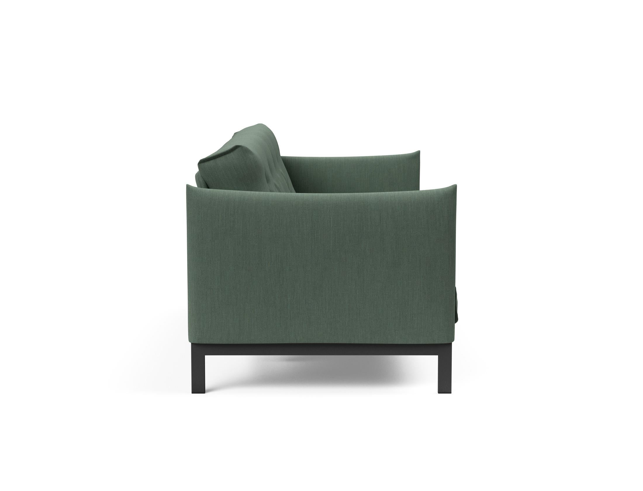 Entdecken Sie das Junus 140 Bettsofa Nordic: Elegantes Design trifft auf den komfortablen Soft Spring Bezug für erholsame Nächte und stilvolle Wohnräume.