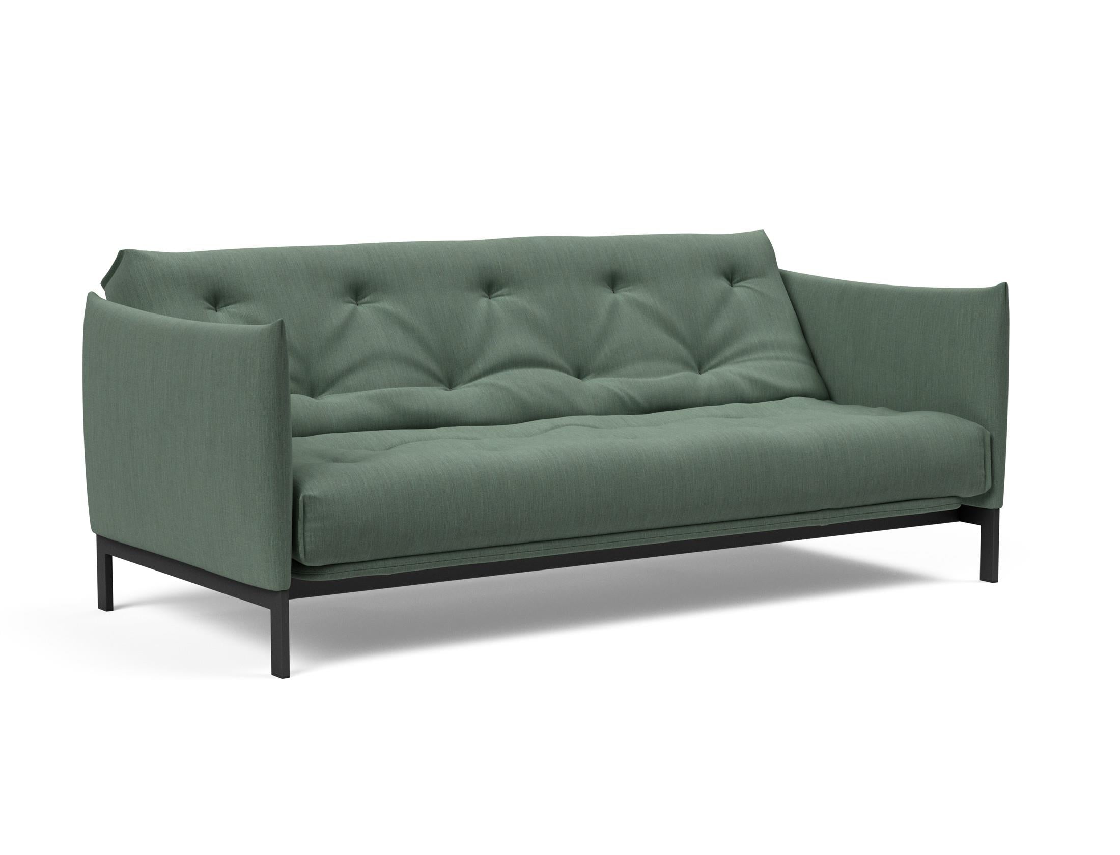 Entdecken Sie das Junus 140 Bettsofa Nordic: Elegantes Design trifft auf den komfortablen Soft Spring Bezug für erholsame Nächte und stilvolle Wohnräume.