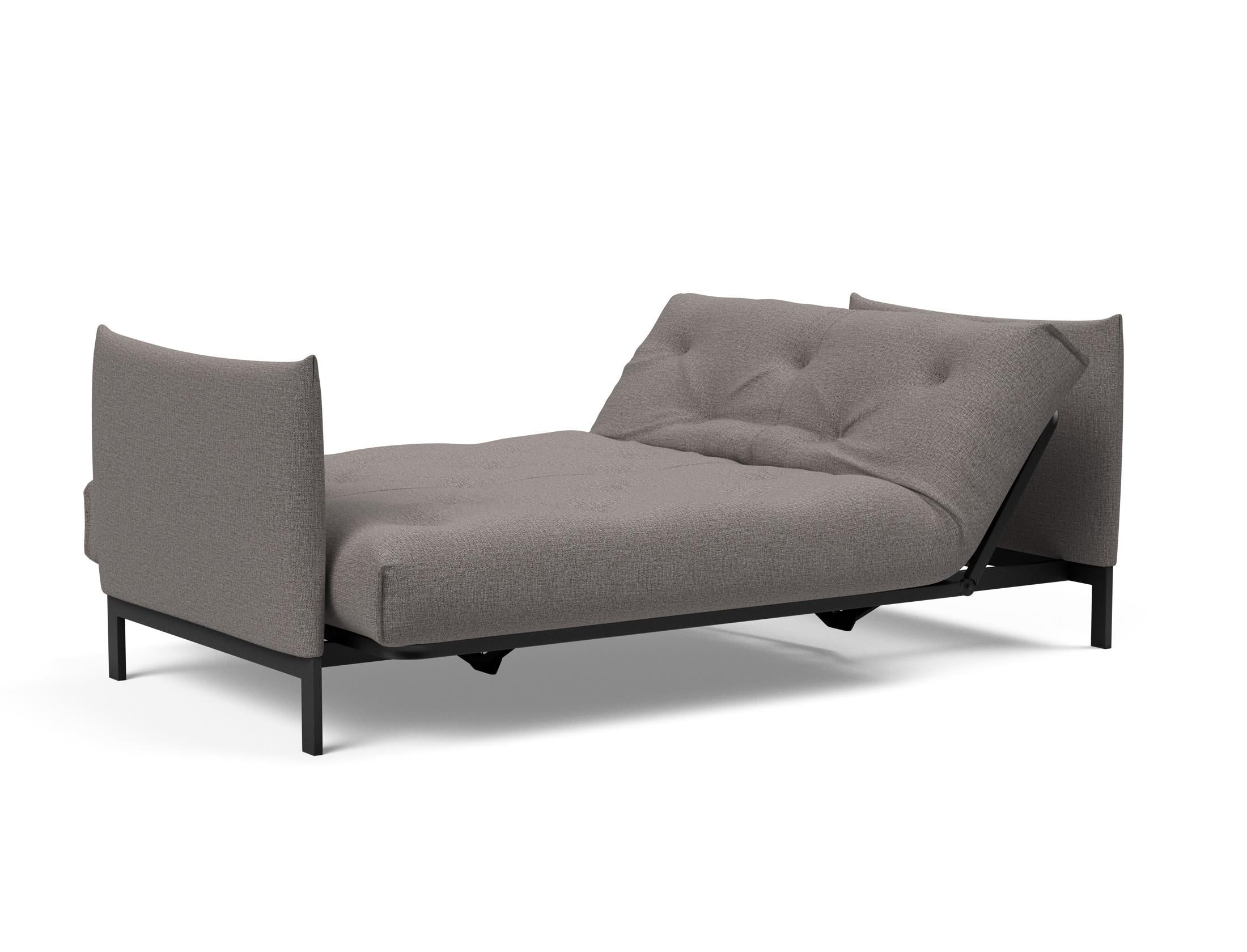Erleben Sie das Junus 140 Bettsofa Nordic Soft Spring von Innovation Living – eine perfekte Kombination aus modernem Stil und hohem Schlafkomfort.