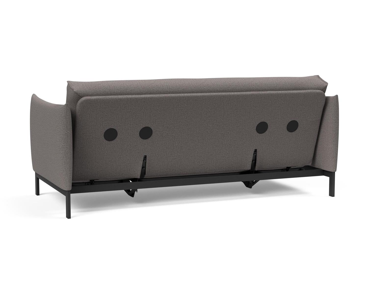 Erleben Sie das Junus 140 Bettsofa Nordic: Modernes Design und der weiche Soft Spring Bezug sorgen für höchsten Schlafkomfort und stilvolle Akzente.