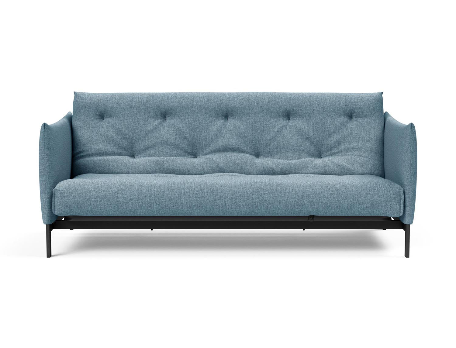 Erleben Sie das Junus 140 Bettsofa Nordic Soft Spring von Innovation Living – eine perfekte Kombination aus modernem Stil und hohem Schlafkomfort.