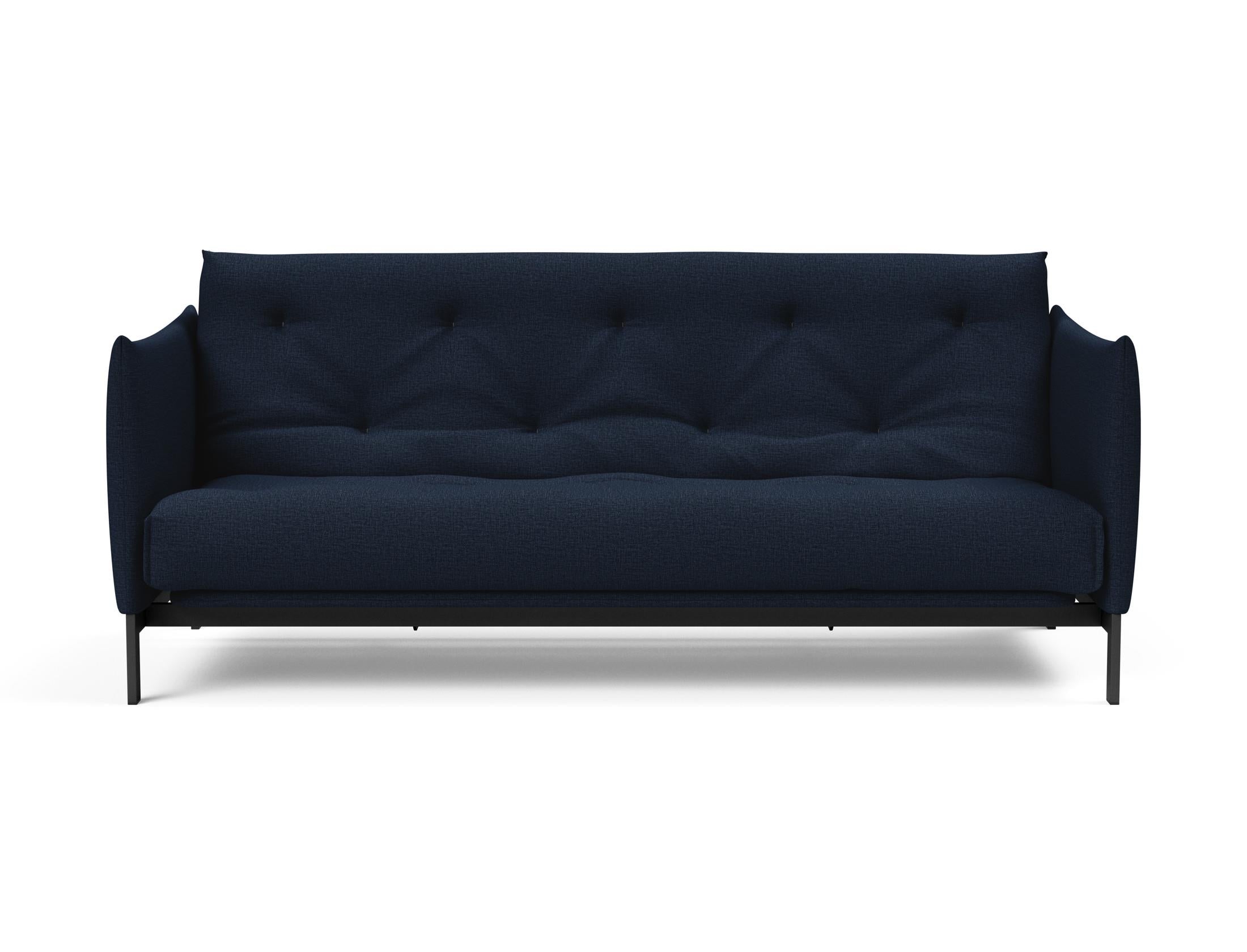 Erleben Sie das Junus 140 Bettsofa Nordic: Modernes Design und der weiche Soft Spring Bezug sorgen für höchsten Schlafkomfort und stilvolle Akzente.