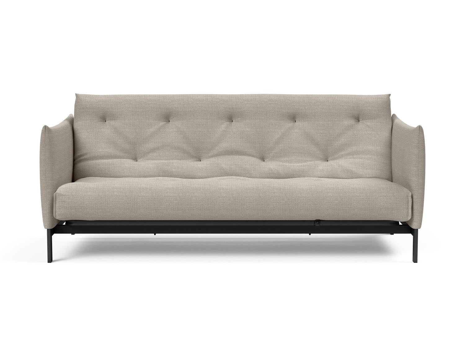 Erleben Sie das Junus 140 Bettsofa Nordic Soft Spring von Innovation Living – eine perfekte Kombination aus modernem Stil und hohem Schlafkomfort.