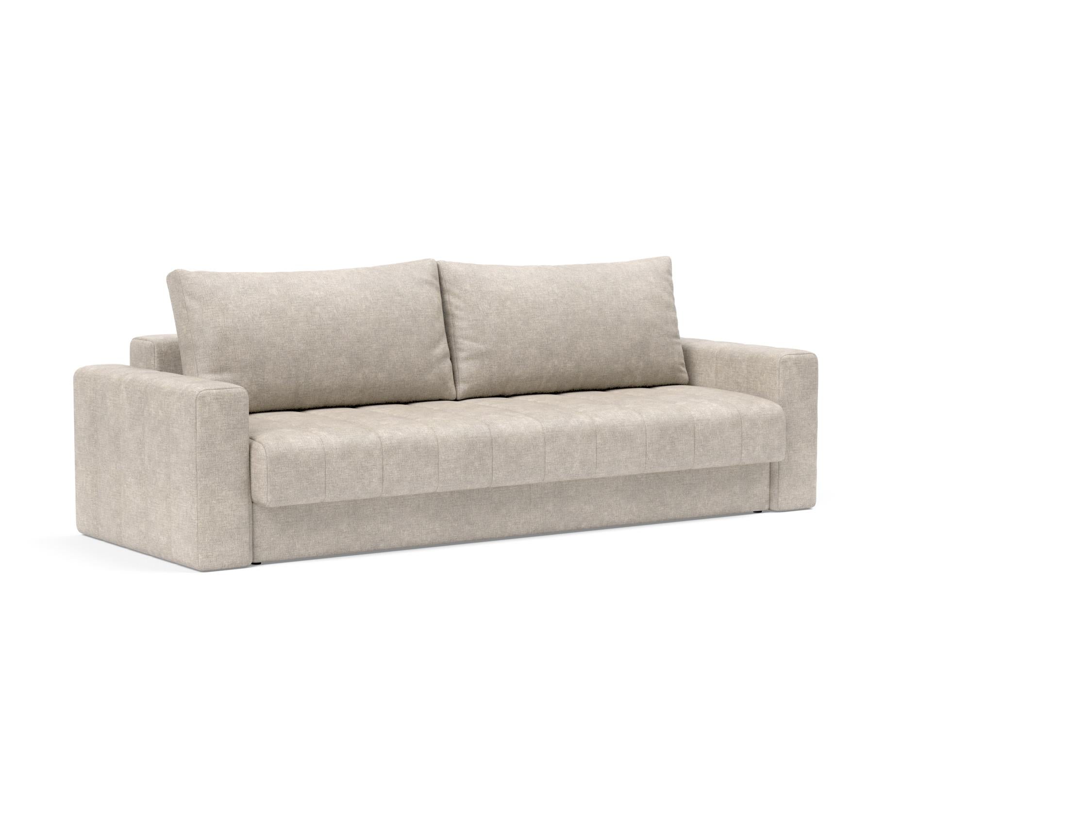 Das Akello Schlafsofa von Innovation Living bietet stilvolle Armlehnen und verwandelt jeden Raum in eine gemütliche Schlafoase.