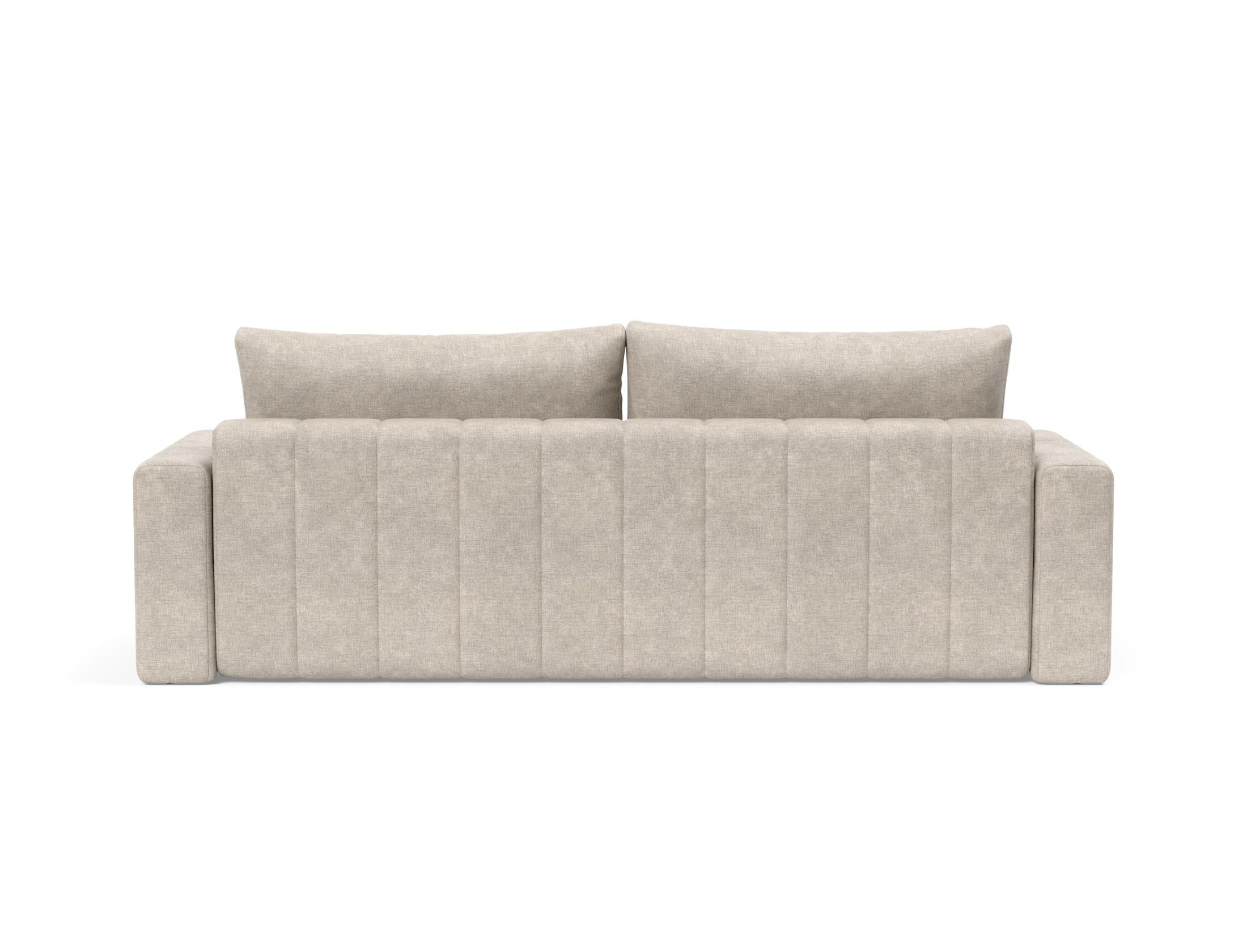 Das Akello Schlafsofa von Innovation Living bietet stilvolle Armlehnen und verwandelt jeden Raum in eine gemütliche Schlafoase.