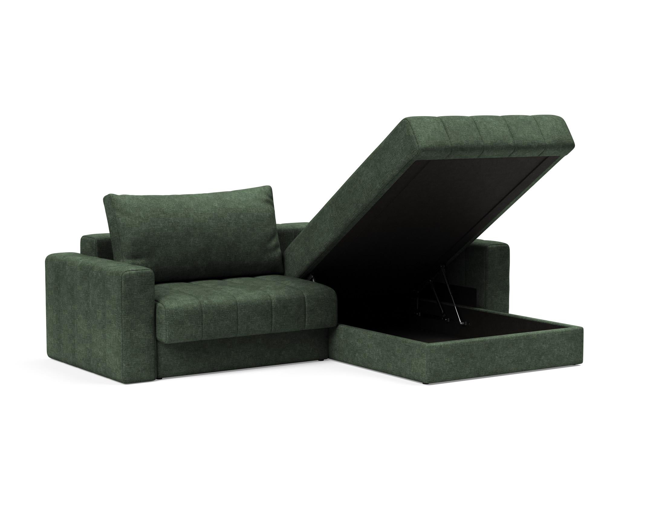 Akello Lounger Schlafsofa mit Armlehnen: stilvolles, funktionales Möbelstück, ideal für Gäste, mit großzügiger Liegefläche von 140x200 cm.