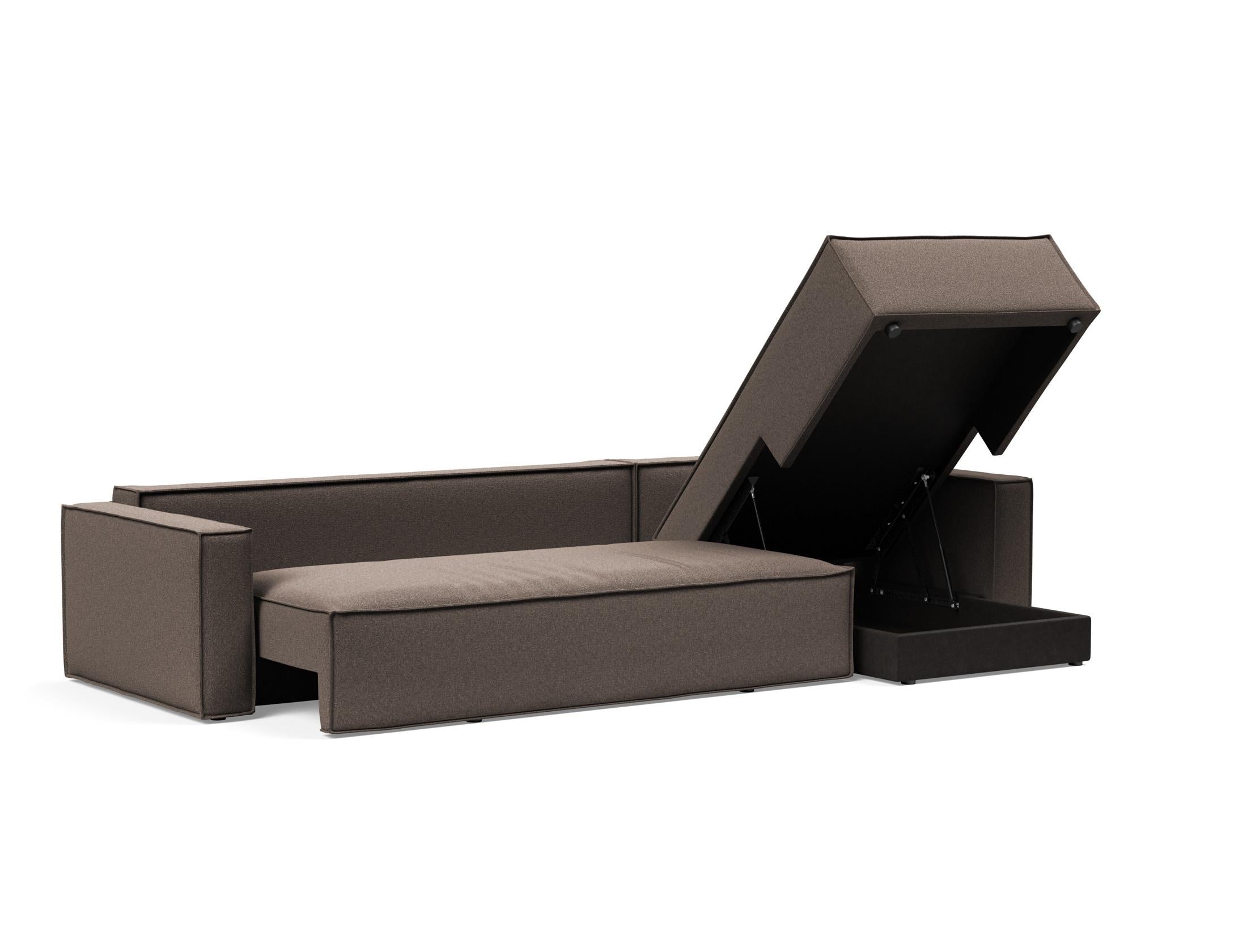 Entdecken Sie das Newilla Bettsofa mit Lounger von Innovation Living – stilvoll, funktional und perfekt für flexible Wohnlösungen!