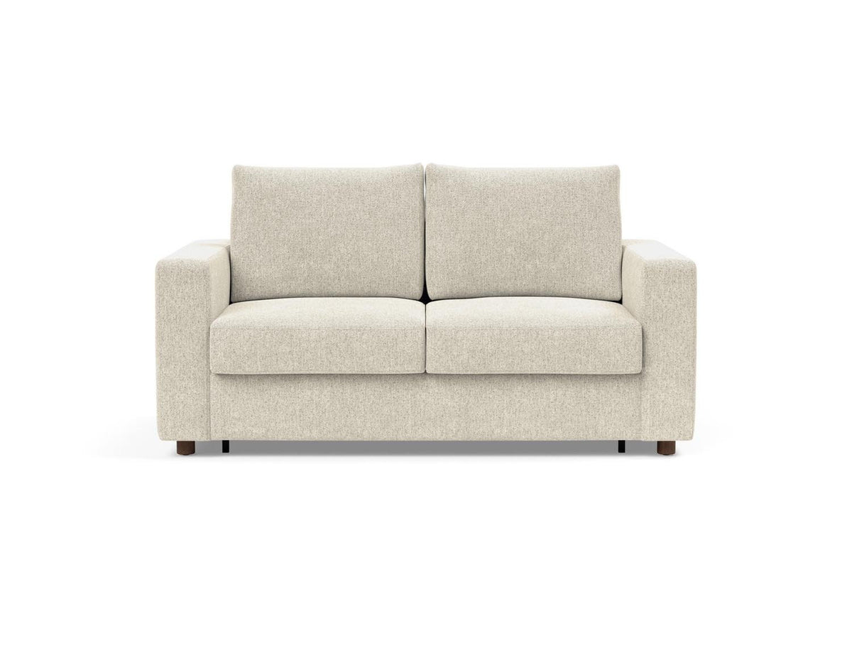 Neah 140 Schlafsofa mit Standard Armlehnen in 357 Taura Off White präsentiert im Onlineshop von KAQTU Design AG. Bettsofa ist von Innovation Living