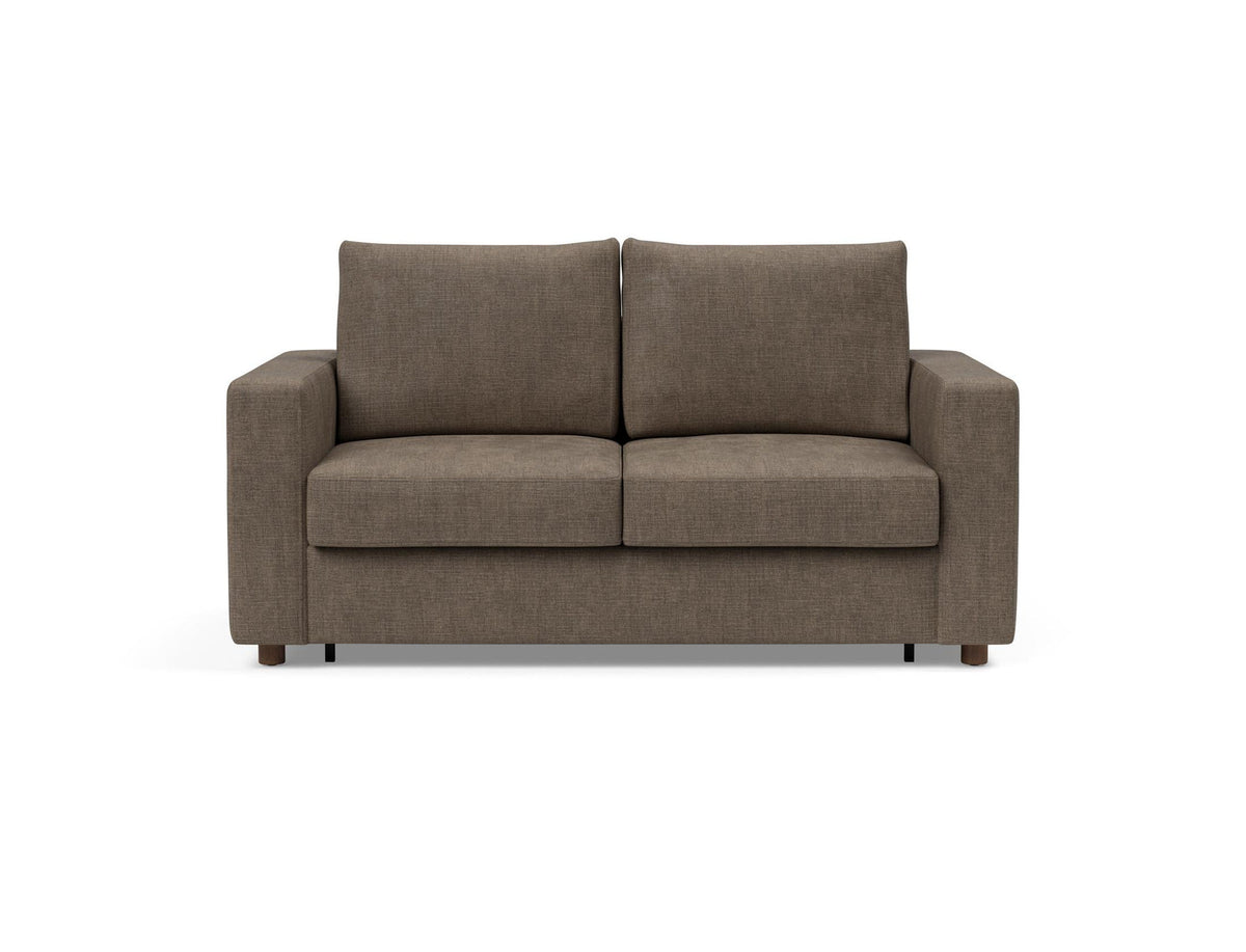 Neah 140 Schlafsofa mit Standard Armlehnen in 411 Esina Cedar Brown präsentiert im Onlineshop von KAQTU Design AG. Bettsofa ist von Innovation Living