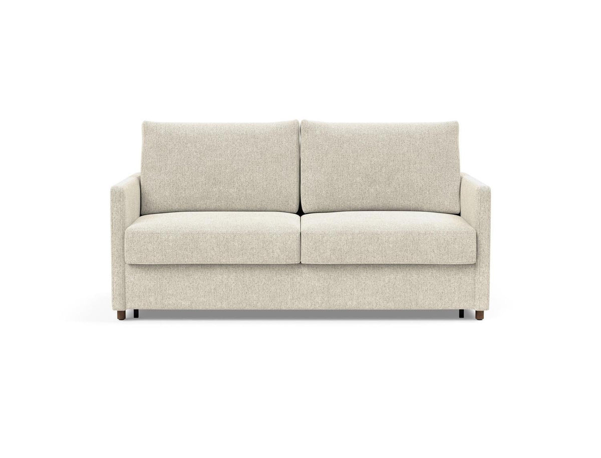 Neah 140 Schlafsofa mit Slim Armlehnen in 357 Taura Off White präsentiert im Onlineshop von KAQTU Design AG. Bettsofa ist von Innovation Living