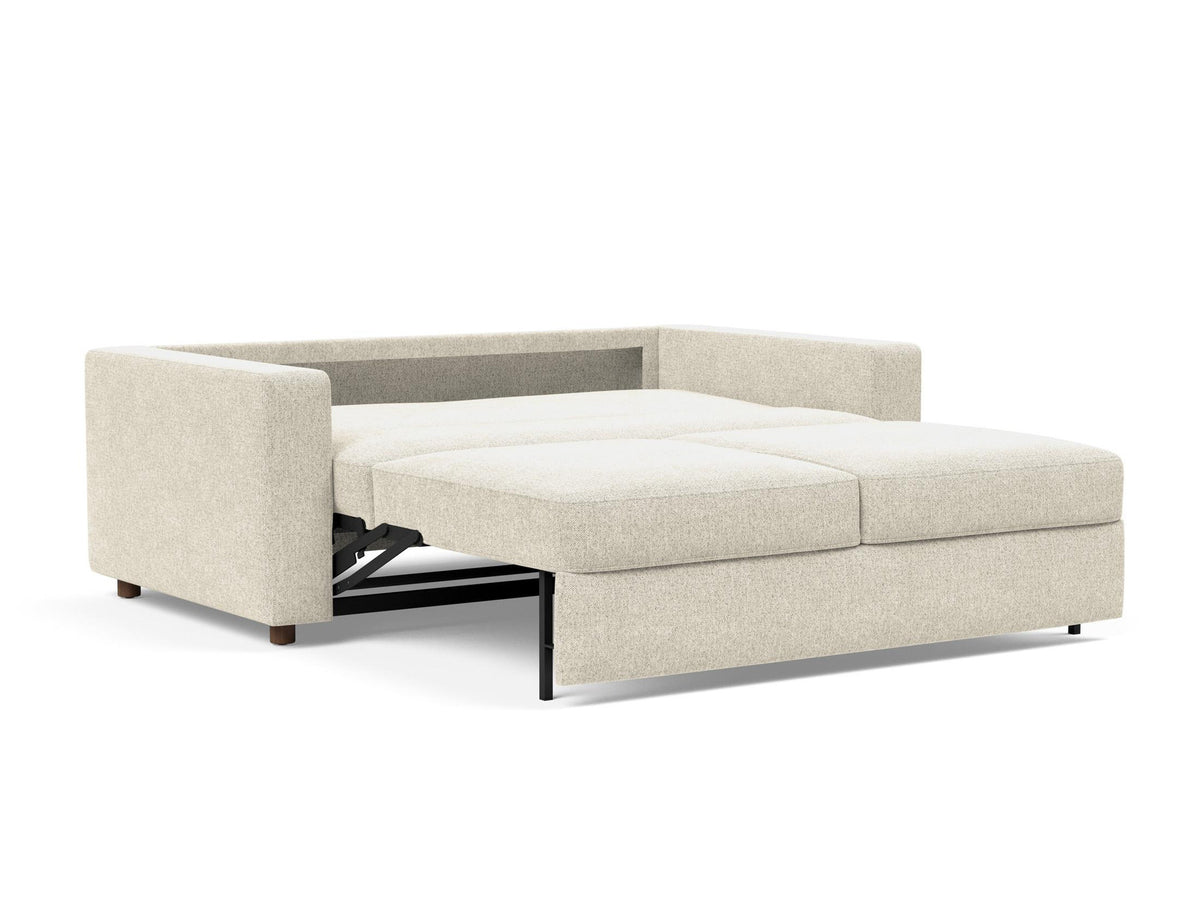 Neah 140 Schlafsofa mit Standard Armlehnen in 357 Taura Off White präsentiert im Onlineshop von KAQTU Design AG. Bettsofa ist von Innovation Living