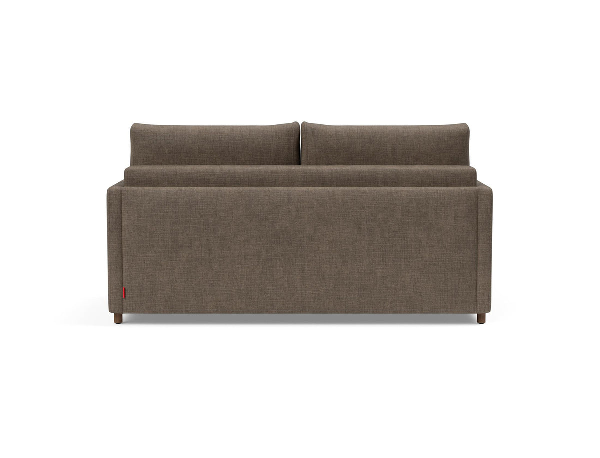 Neah 140 Schlafsofa mit Slim Armlehnen in 411 Esina Cedar Brown präsentiert im Onlineshop von KAQTU Design AG. Bettsofa ist von Innovation Living