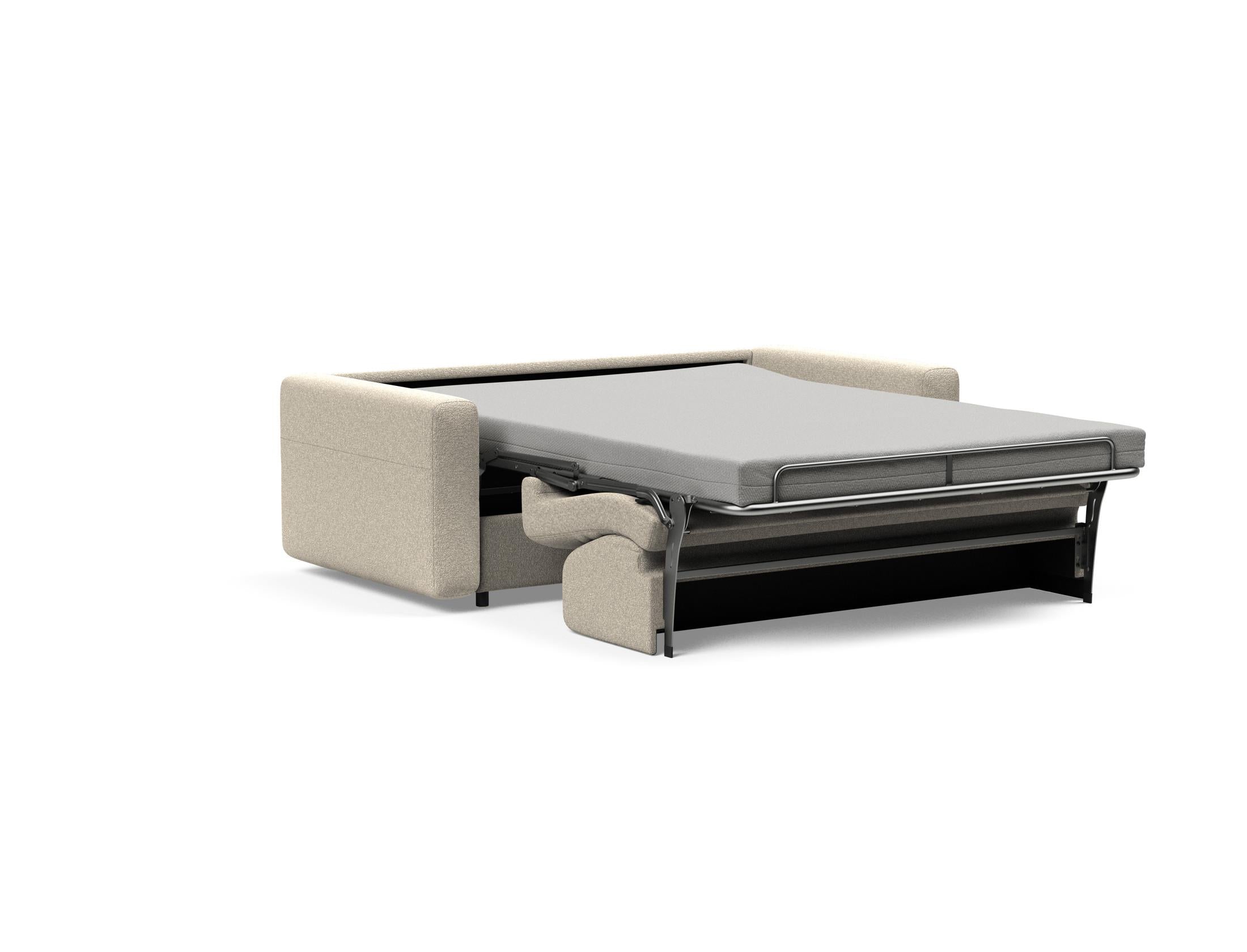 Entdecken Sie das Killian Klappsofa 140 von Innovation Living: elegantes Design, langlebige Materialien und eine flexible Matratze für optimalen Komfort.