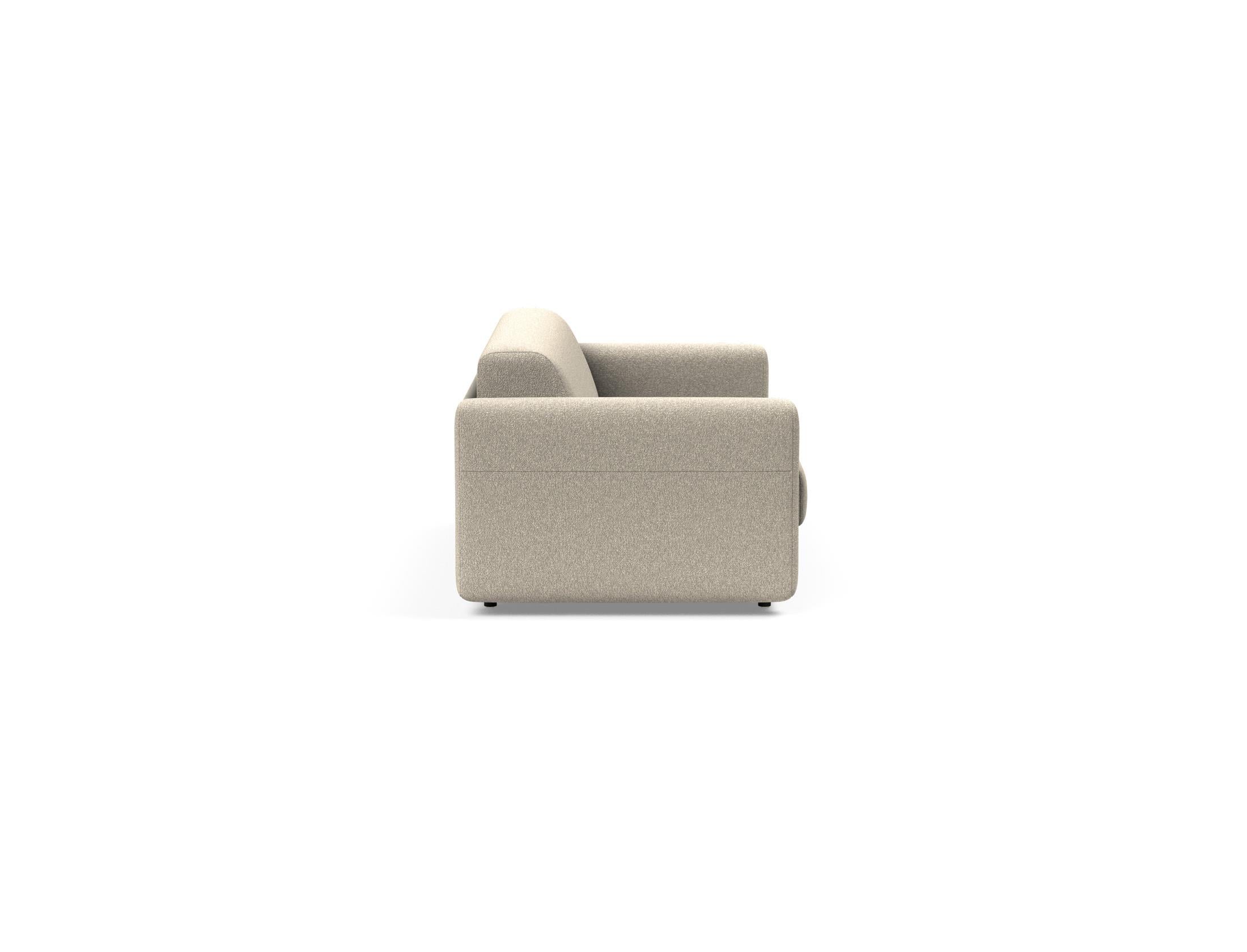 Das Killian Klappsofa 140 vereint modernes Design mit Funktionalität. Es bietet optimalen Sitzkomfort und verwandelt sich mühelos in ein bequemes Doppelbett.