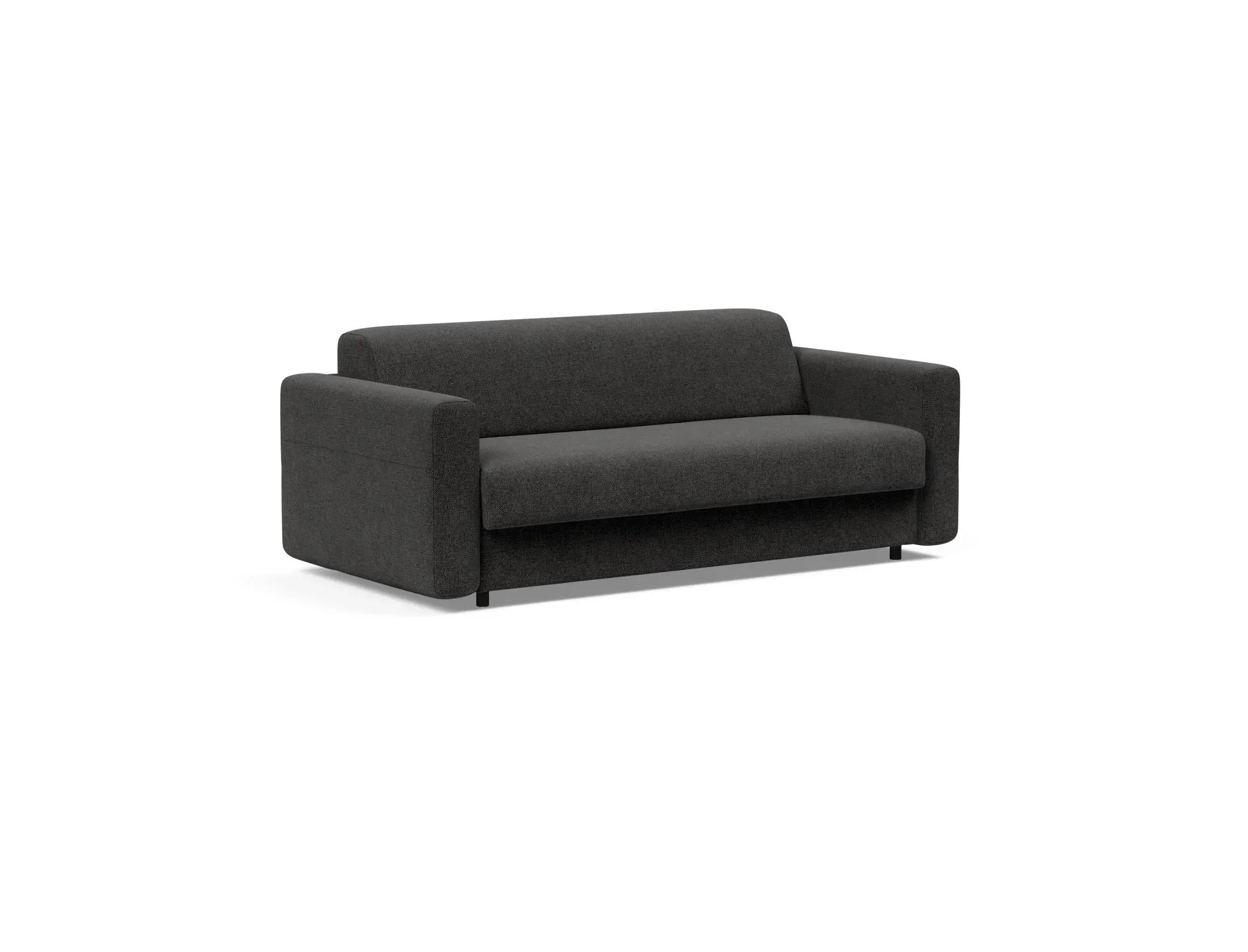 Erleben Sie das Killian Klappsofa 140 von Innovation Living – ein elegantes Möbelstück mit einer komfortablen Federkernmatratze für erholsame Nächte.