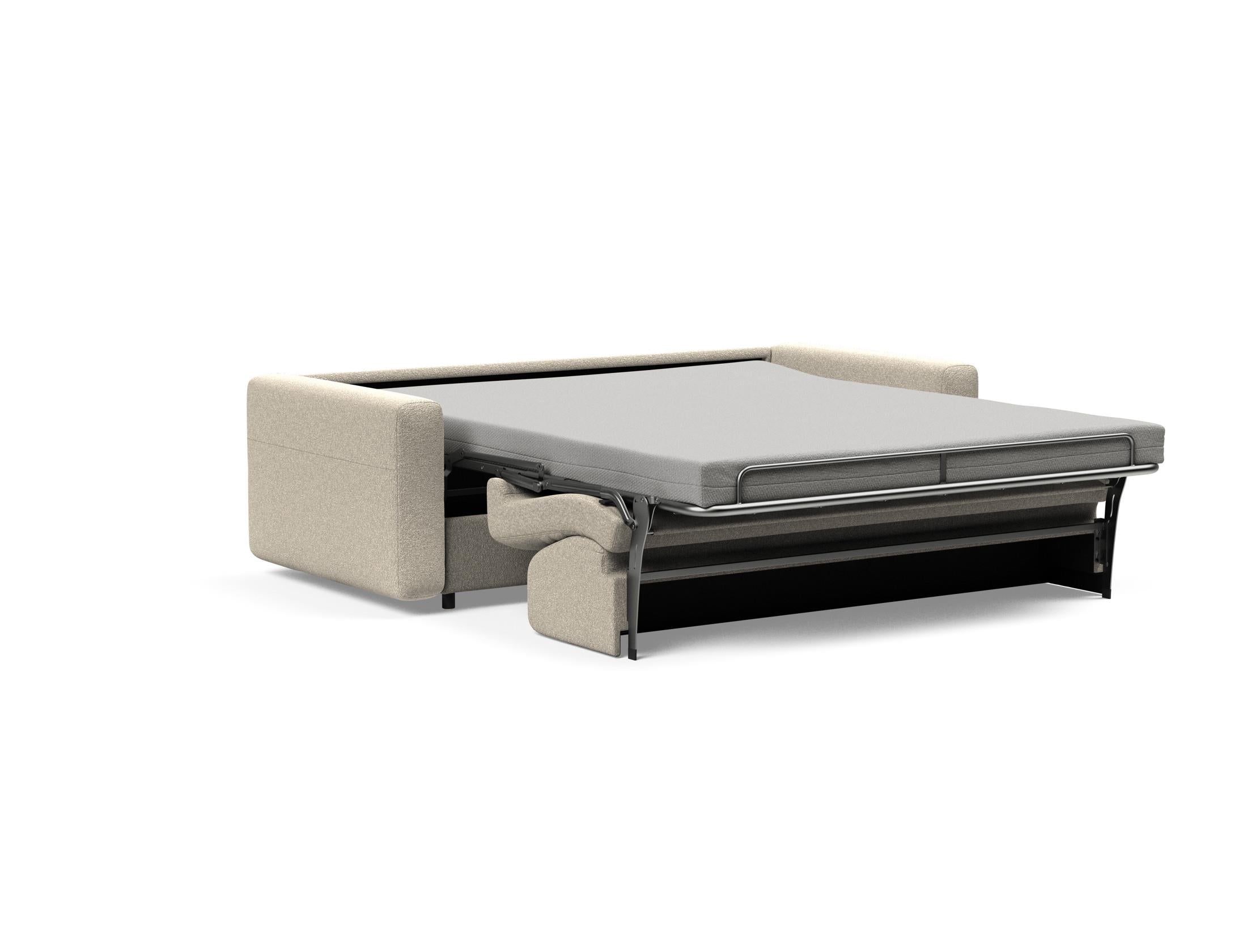 Erleben Sie das Killian Klappsofa 160 von Innovation Living – ein vielseitiges Sofa mit hochwertiger Matratze für stilvollen Komfort und erholsamen Schlaf.