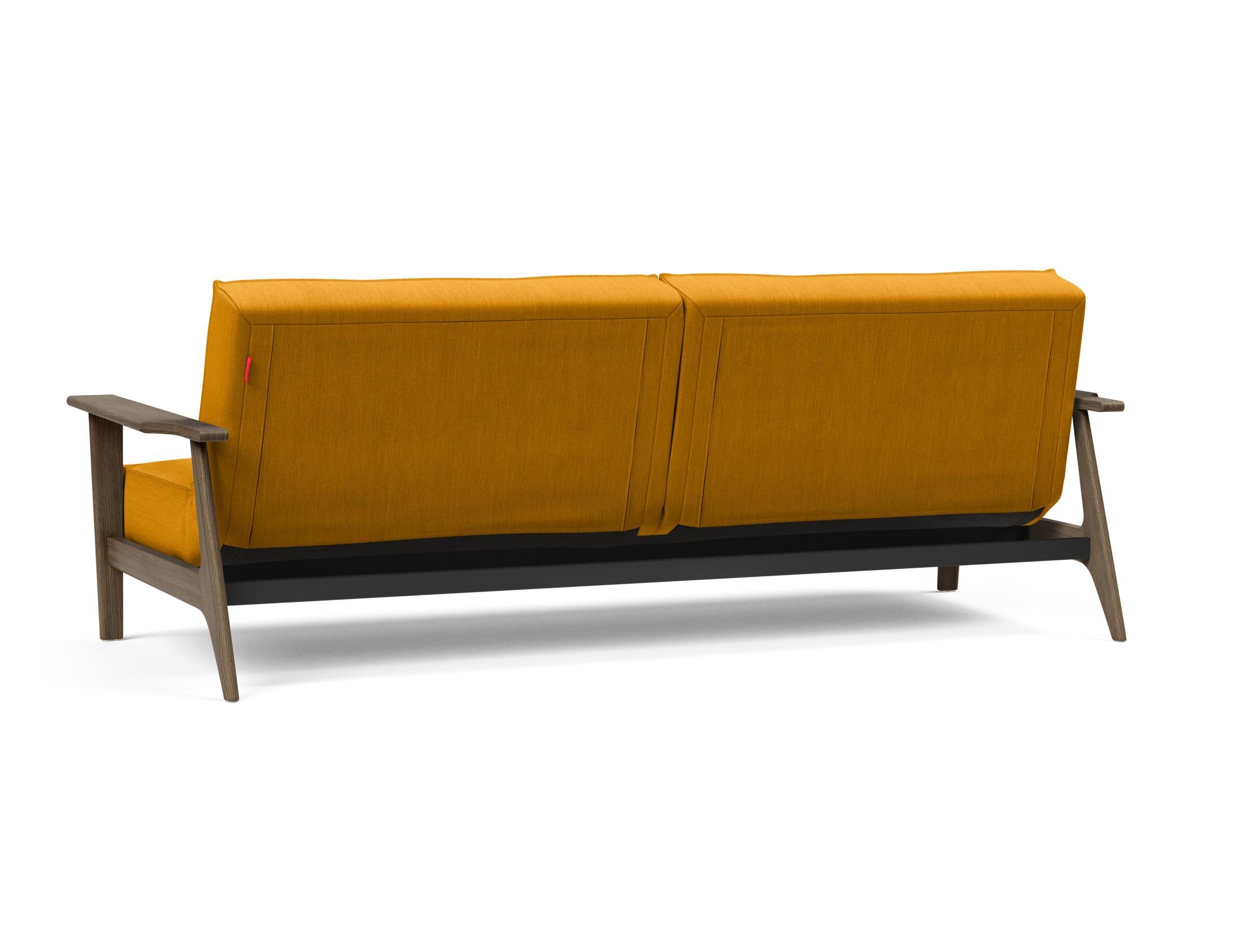 Erleben Sie das stilvolle Splitback Sofabett 115 Frej von Innovation Living – ideal für platzsparende Lösungen und zeitgemäße Einrichtung.