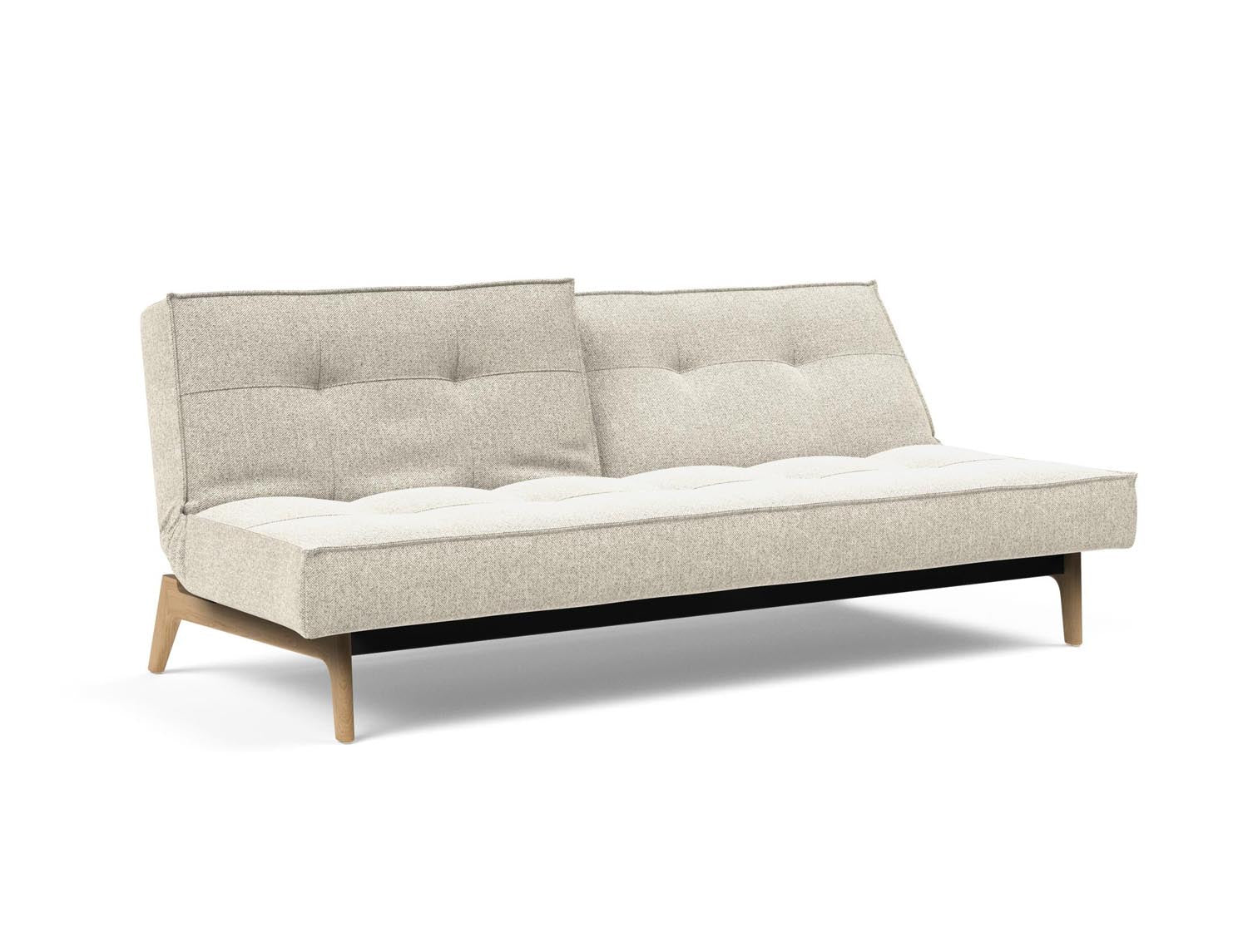 Das Splitback Sofabett 115 Eik von Innovation Living bietet modernes Design und vielseitige Nutzung – perfekt für jedes Zuhause und überraschende Übernachtungen.