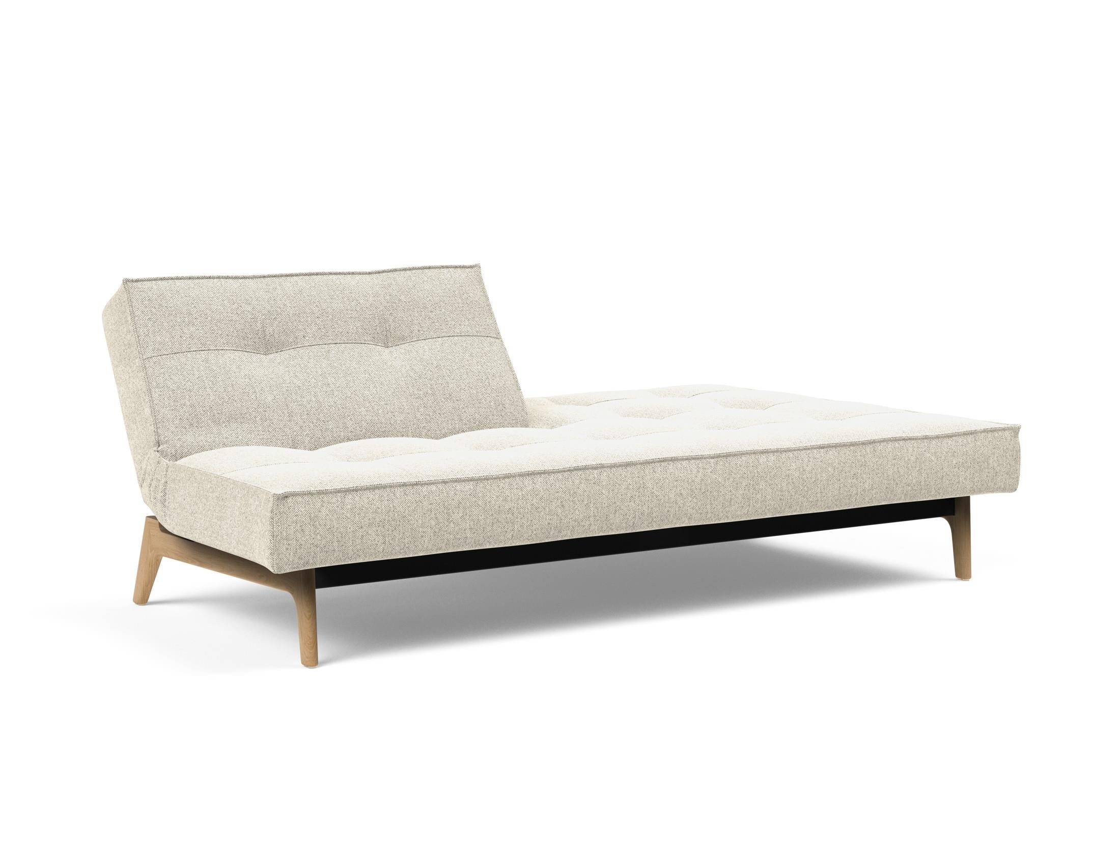 Das Splitback Sofabett 115 Eik von Innovation Living vereint stilvolle Eleganz mit Funktionalität – ideal für Gäste und kleine Räume.