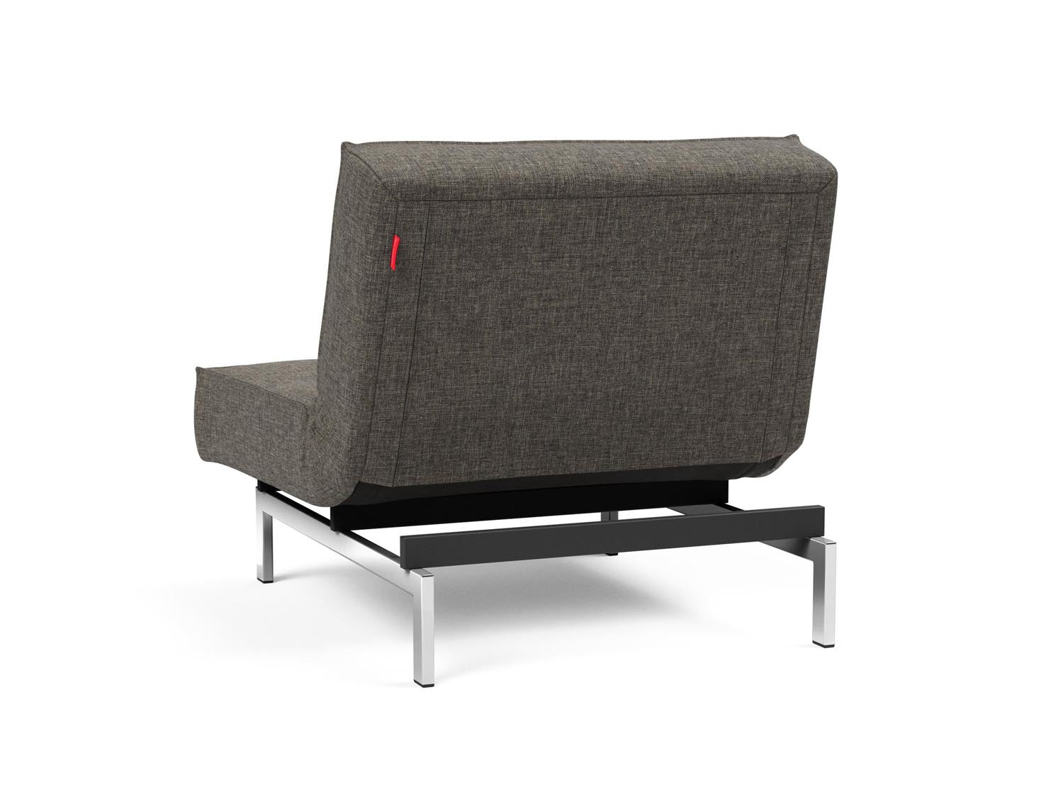 Erleben Sie den Splitback Chrome Sessel von Innovation Living – ein modernes, flexibles Möbelstück mit hochwertiger Chrombasis und vielseitigen Einsatzmöglichkeiten.