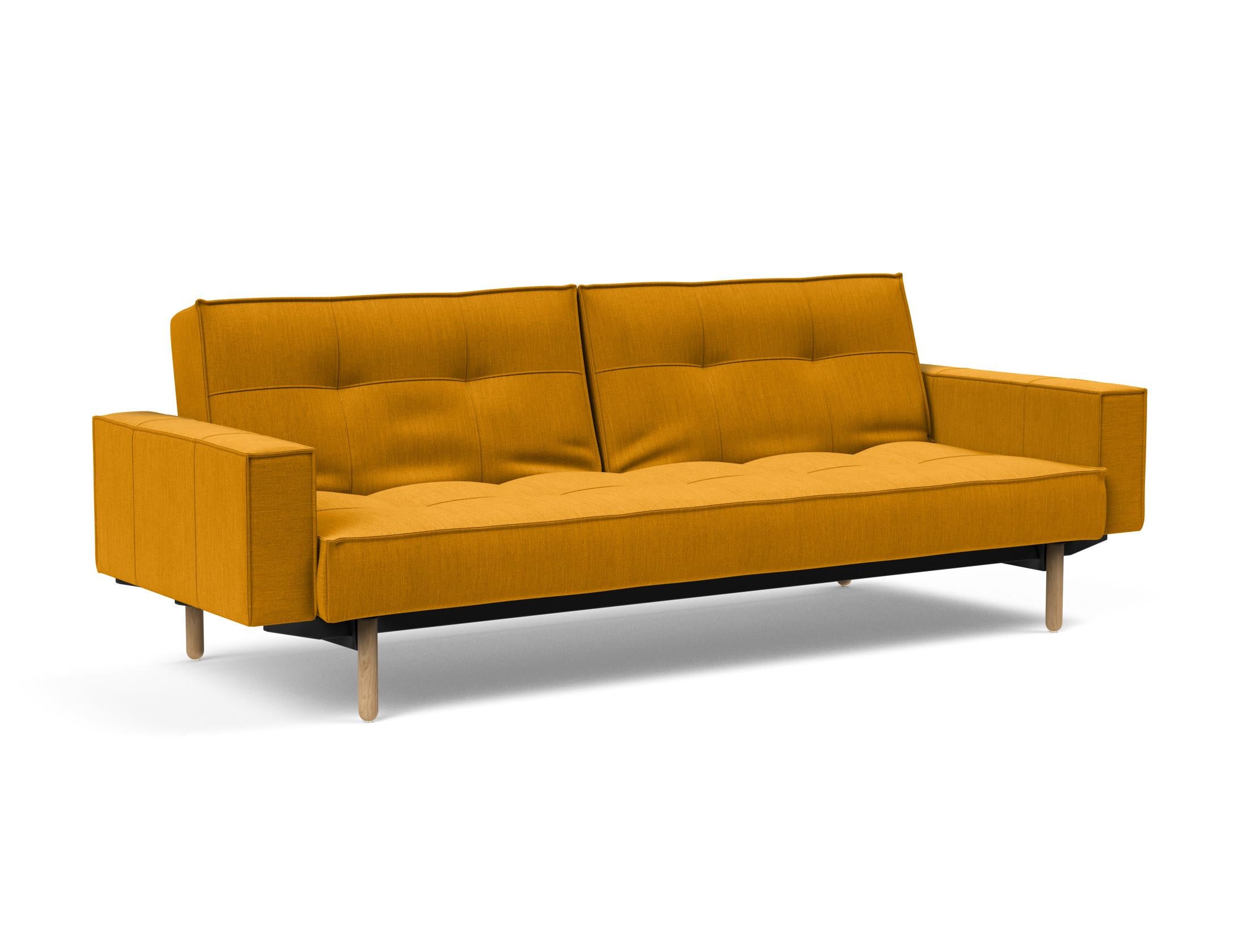 Das Splitback Sofabett 115 Stem von Innovation Living vereint modernes Design mit Funktionalität. Perfekt für stilvolle Wohnräume und Gästezimmer.