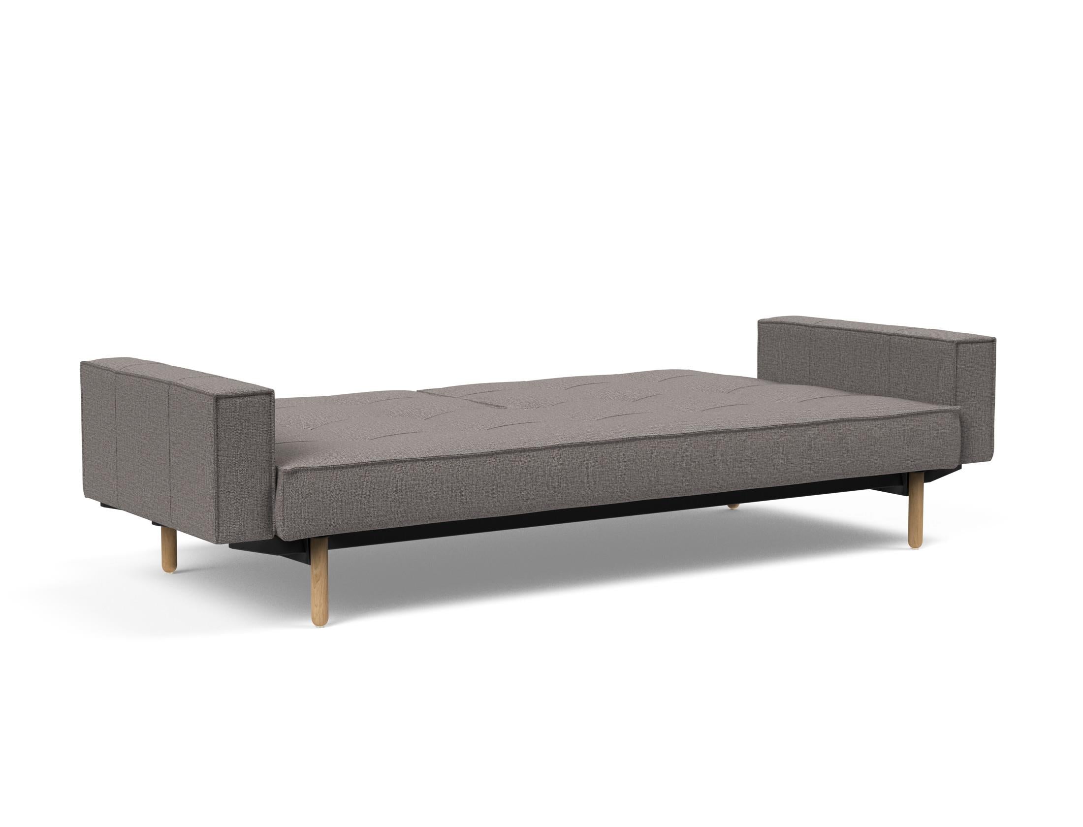 Entdecken Sie das Splitback Sofabett 115 Stem von Innovation Living – stilvolles Design trifft auf herausragenden Komfort und vielseitige Nutzungsmöglichkeiten.