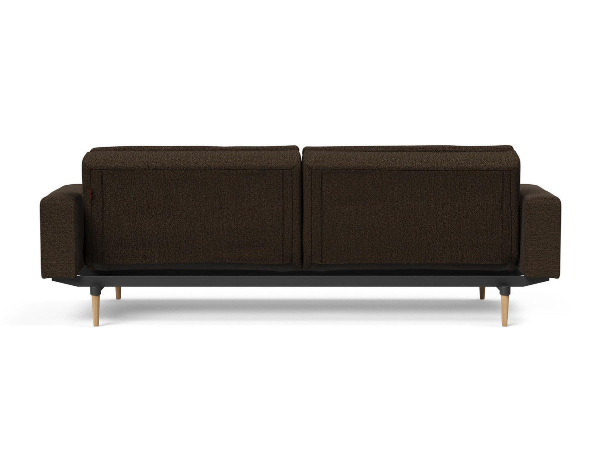 Dublexo Styletto Schlafsofa 115 mit Armlehnen in 358 Taura Chocco präsentiert im Onlineshop von KAQTU Design AG. Bettsofa ist von Innovation Living