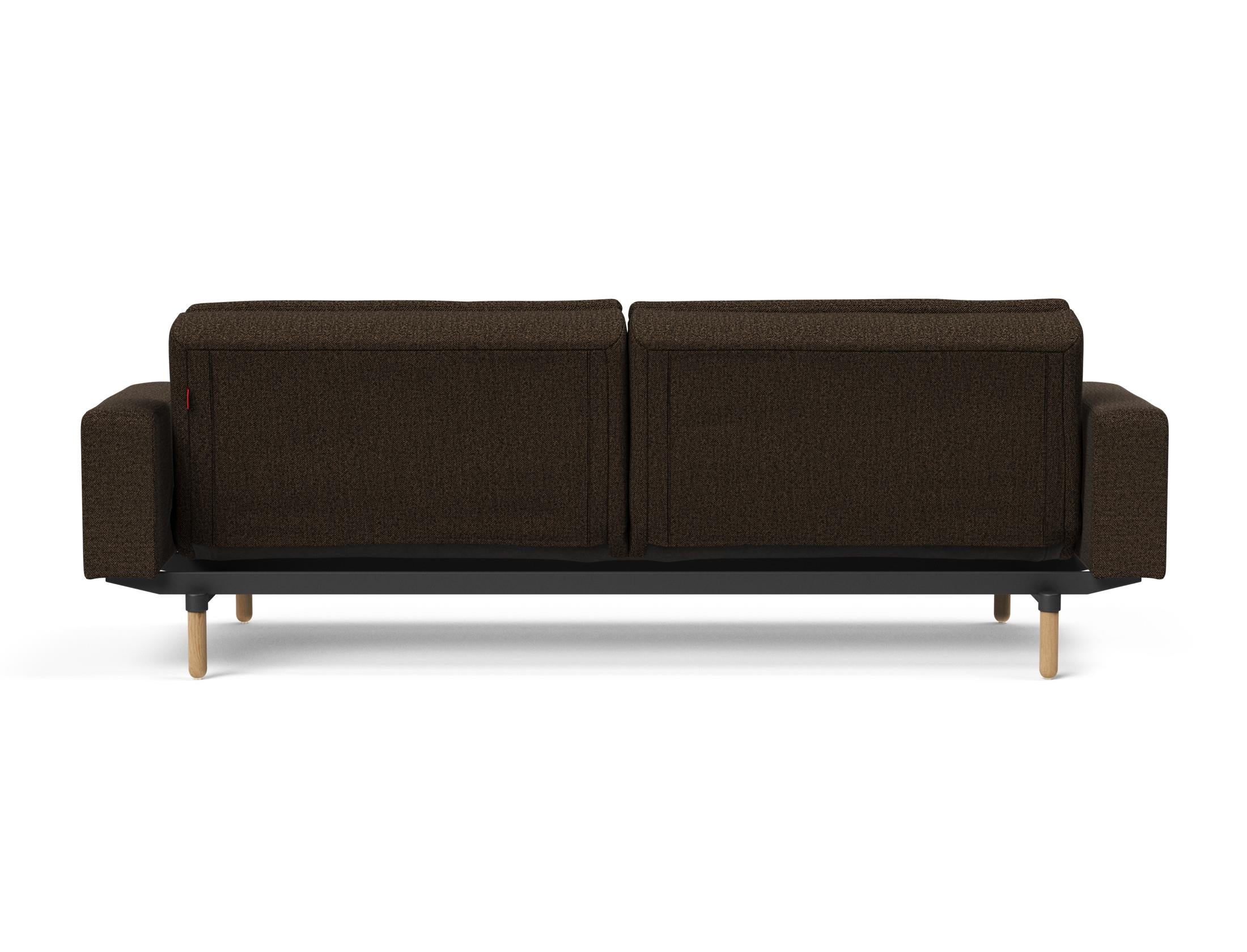 Entdecken Sie das elegante Dublexo Stem Schlafsofa 115 mit Armlehnen von Innovation Living – ideal für komfortable Nächte und zeitgemäße Einrichtung.