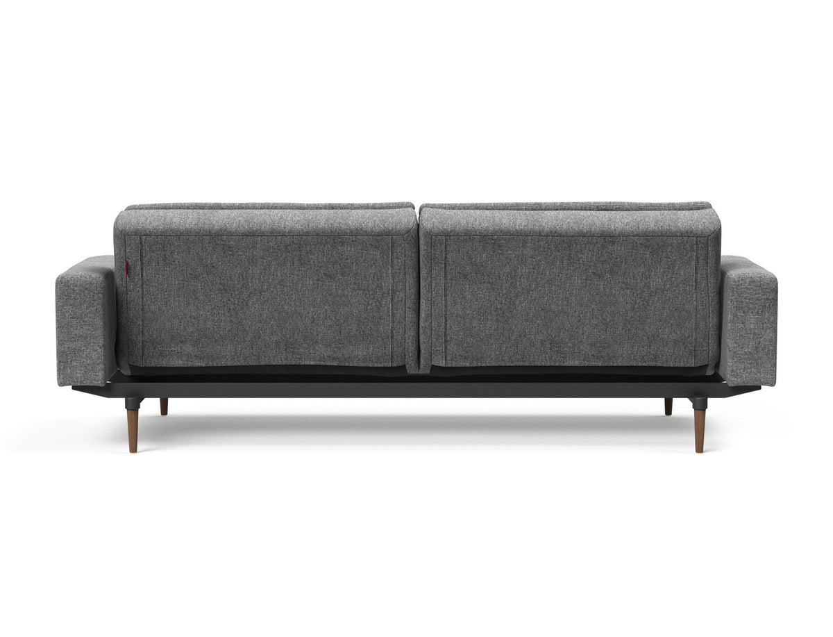 Dublexo Styletto Schlafsofa 115 mit Armlehnen in 563 Twist Charcoal präsentiert im Onlineshop von KAQTU Design AG. Bettsofa ist von Innovation Living