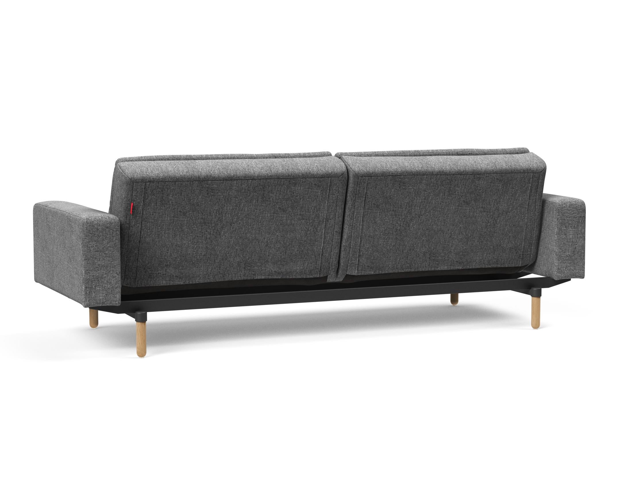 Entdecken Sie das Dublexo Stem Schlafsofa 115 mit Armlehnen – eine elegante Lösung für Ihr Zuhause, die Funktionalität und skandinavische Ästhetik vereint.