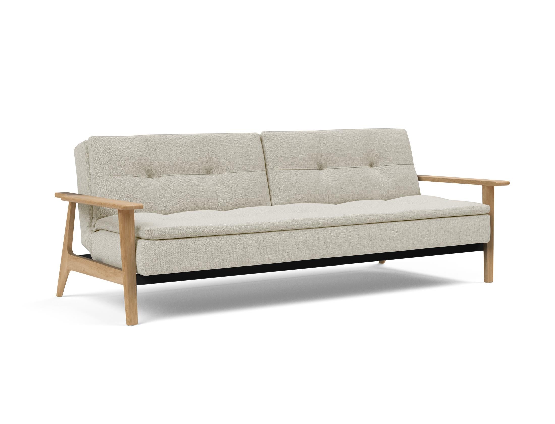 Erleben Sie das Dublexo Frej Schlafsofa 115 Eiche von Innovation Living – elegantes Design und praktische Funktionalität für jeden Raum.