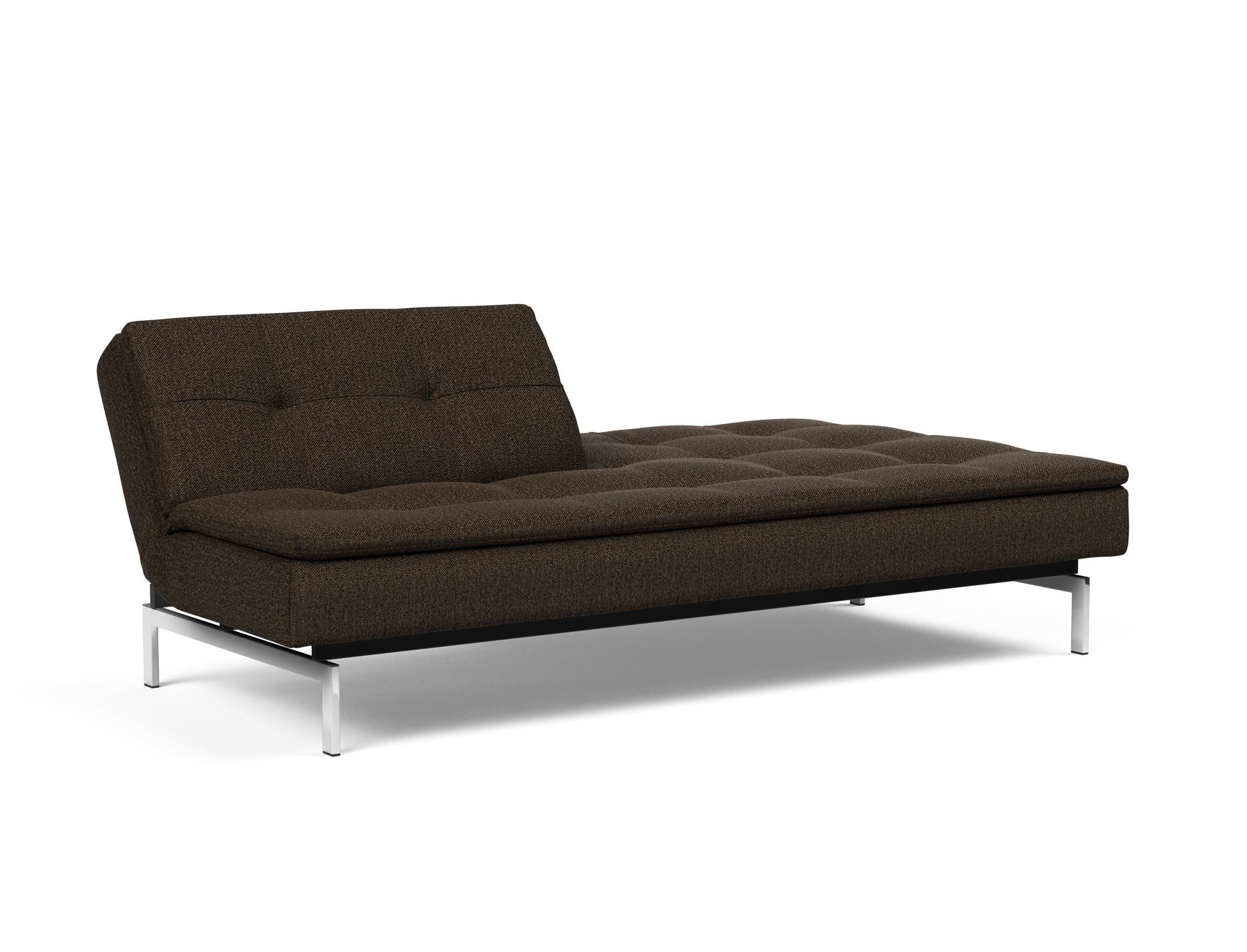 Entdecken Sie das stilvolle Dublexo Chrom Schlafsofa 115 von Innovation Living – ideal für Gäste und als elegantes Möbelstück in jedem Raum.