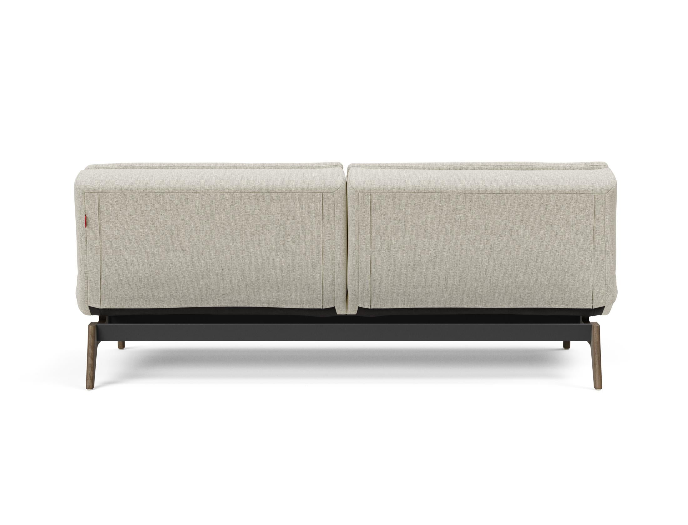 Entdecken Sie das stilvolle Dublexo Eik Schlafsofa 115 in eleganter Rauch-Eiche – ideal für komfortable Entspannung und zeitgemäße Einrichtung.