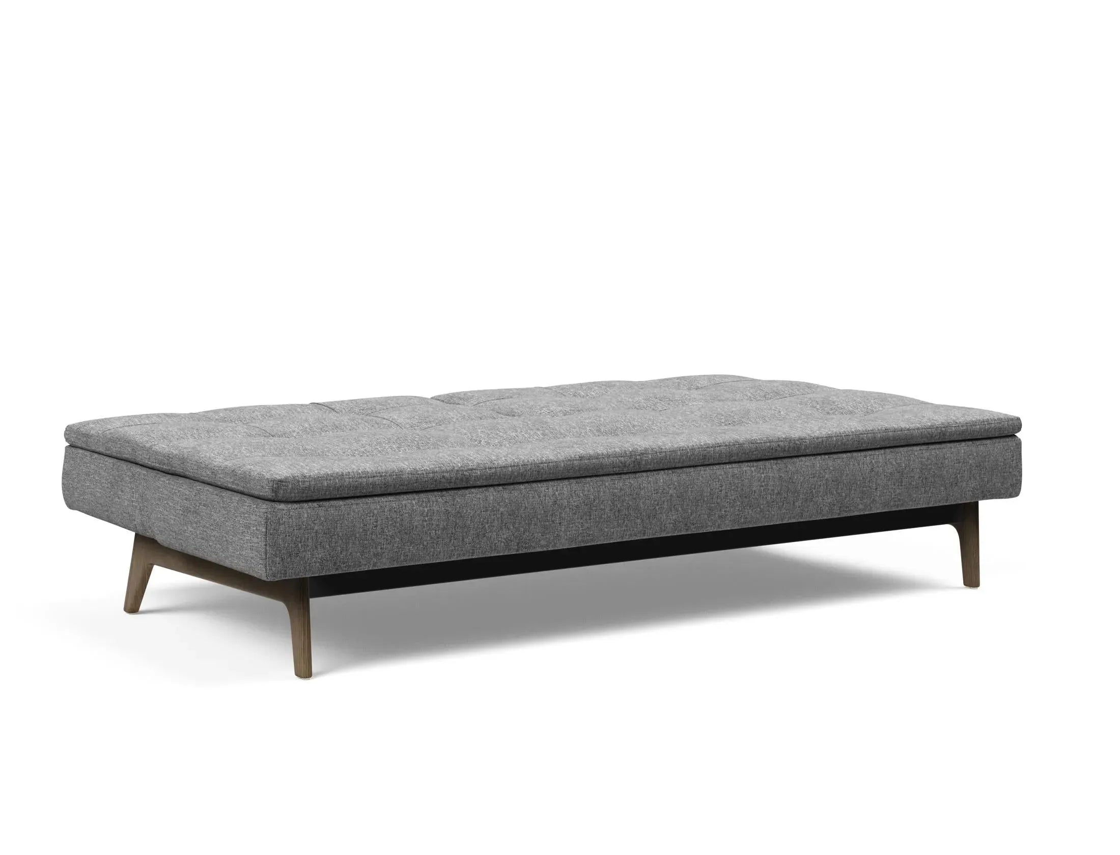 Erleben Sie das vielseitige Dublexo Eik Schlafsofa 115 in edler Rauch-Eiche – perfekt für modernes Wohnen und erholsame Nächte.