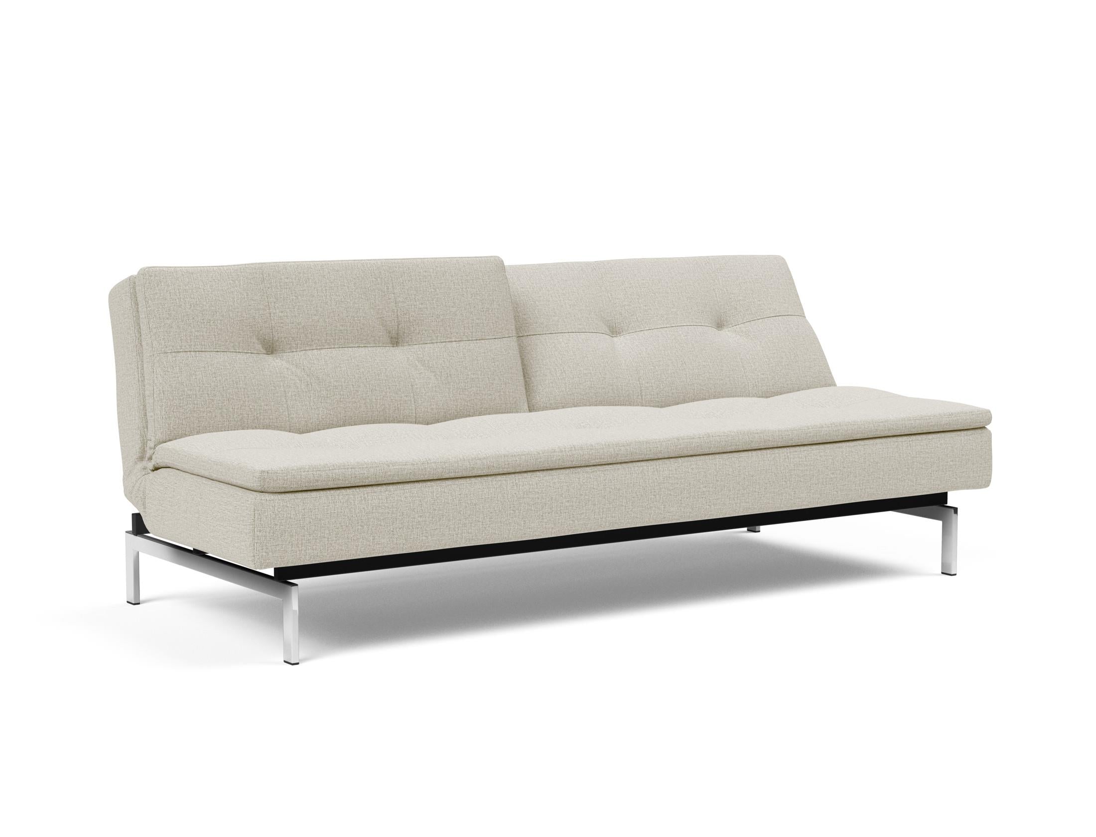 Entdecken Sie das stilvolle Dublexo Chrom Schlafsofa 115 von Innovation Living – ideal für Gäste und als elegantes Möbelstück in jedem Raum.