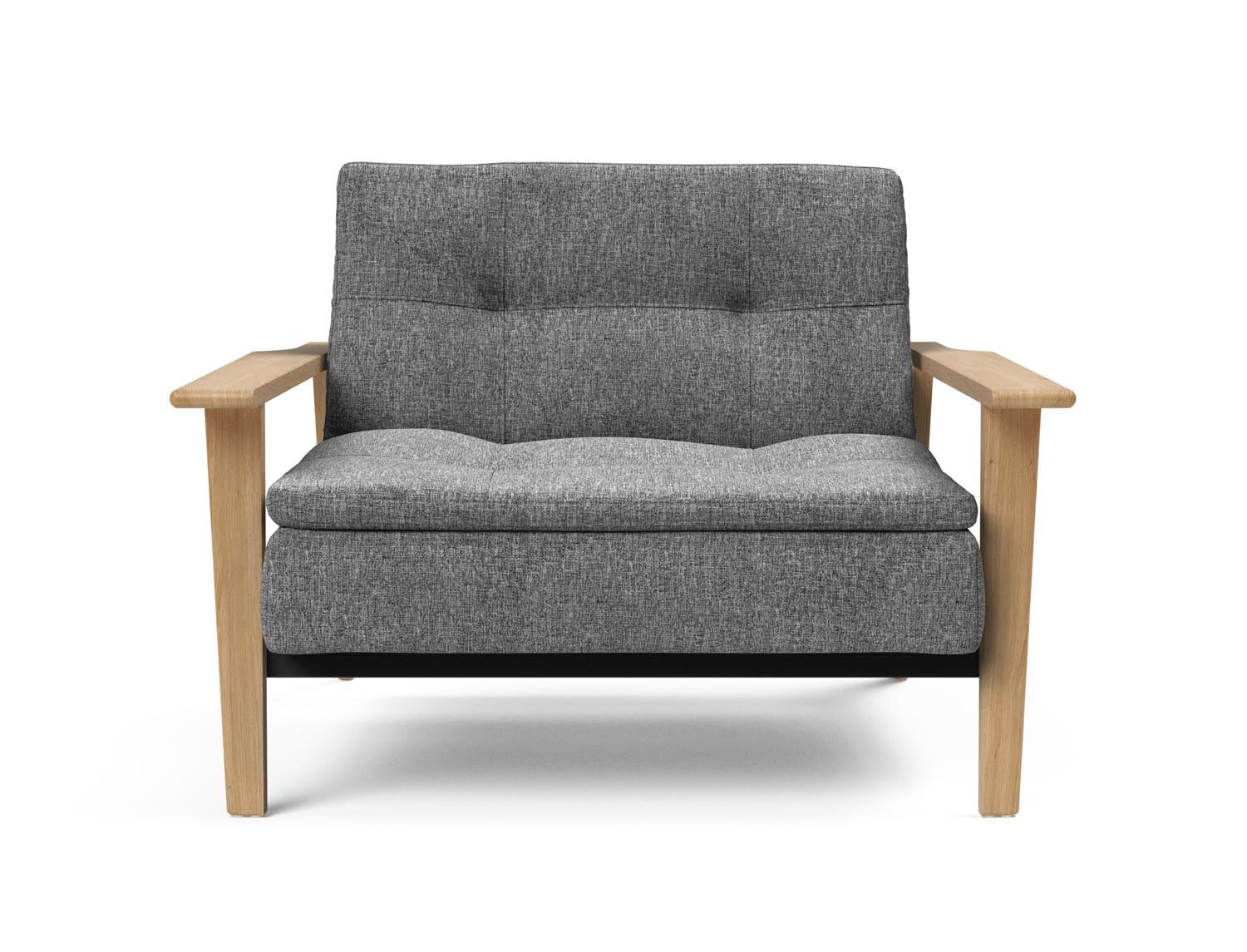 Entdecken Sie den Dublexo Frej Sessel Eiche von Innovation Living – ein eleganter, multifunktionaler Sessel, der Komfort und Design vereint.
