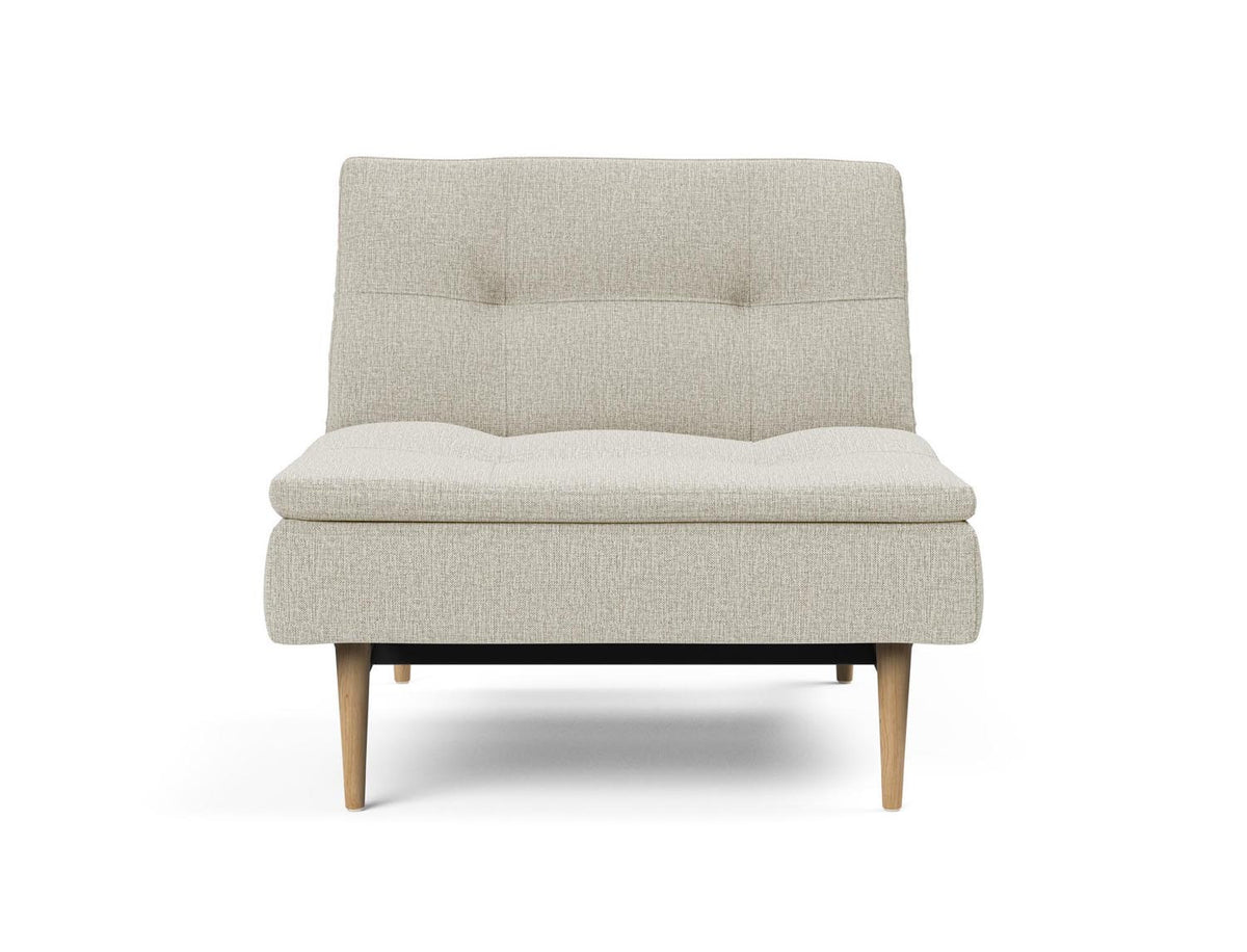 Dublexo Styletto Sessel in 527 Mixed Dance Natural präsentiert im Onlineshop von KAQTU Design AG. Sessel ist von Innovation Living