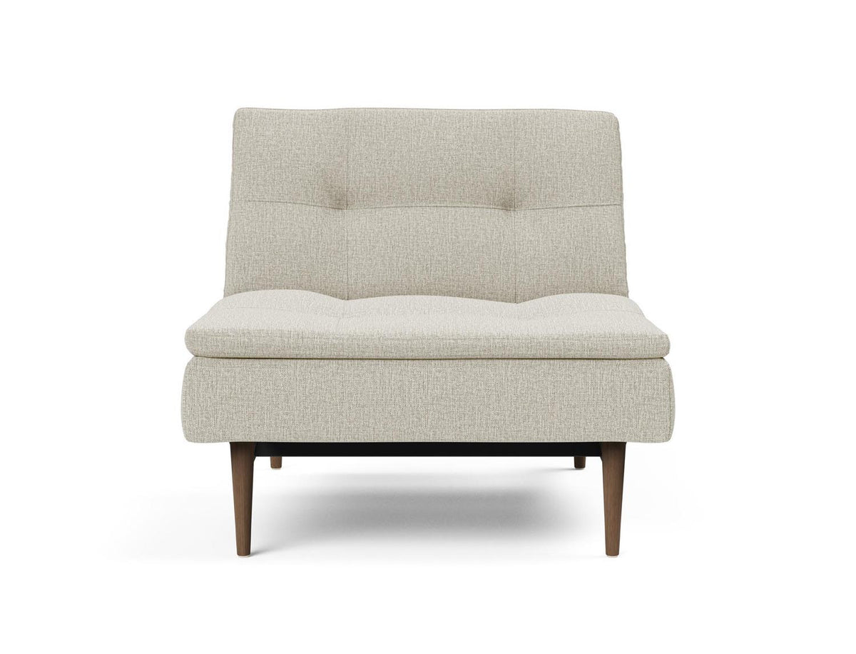Dublexo Styletto Sessel in 527 Mixed Dance Natural präsentiert im Onlineshop von KAQTU Design AG. Sessel ist von Innovation Living