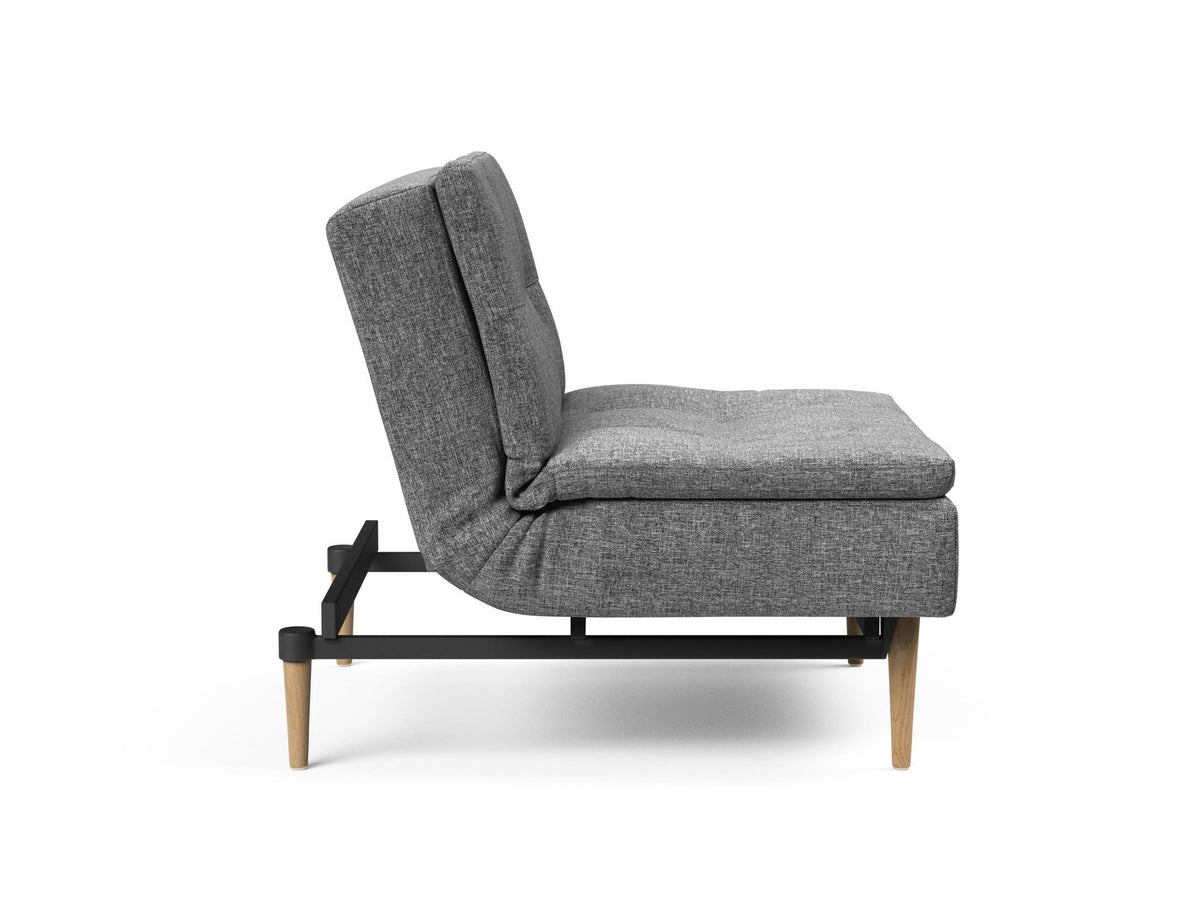 Dublexo Styletto Sessel in 563 Twist Charcoal präsentiert im Onlineshop von KAQTU Design AG. Sessel ist von Innovation Living