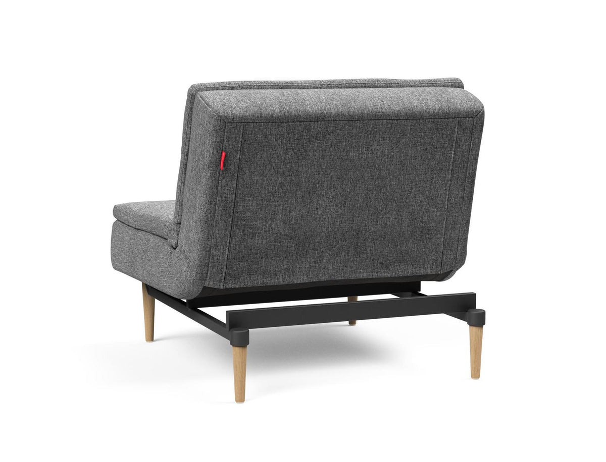 Dublexo Styletto Sessel in 563 Twist Charcoal präsentiert im Onlineshop von KAQTU Design AG. Sessel ist von Innovation Living