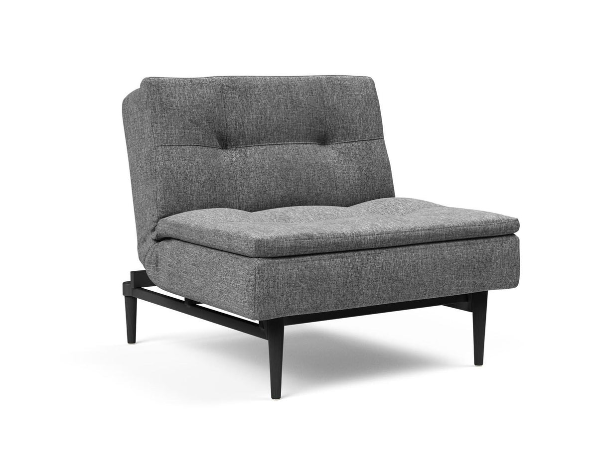 Dublexo Styletto Sessel in 563 Twist Charcoal präsentiert im Onlineshop von KAQTU Design AG. Sessel ist von Innovation Living