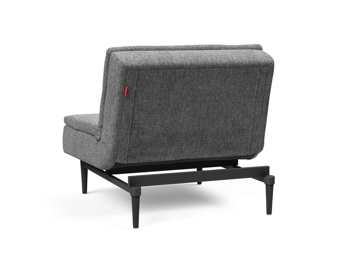 Dublexo Styletto Sessel in 563 Twist Charcoal präsentiert im Onlineshop von KAQTU Design AG. Sessel ist von Innovation Living