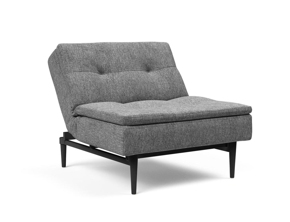 Dublexo Styletto Sessel in 563 Twist Charcoal präsentiert im Onlineshop von KAQTU Design AG. Sessel ist von Innovation Living