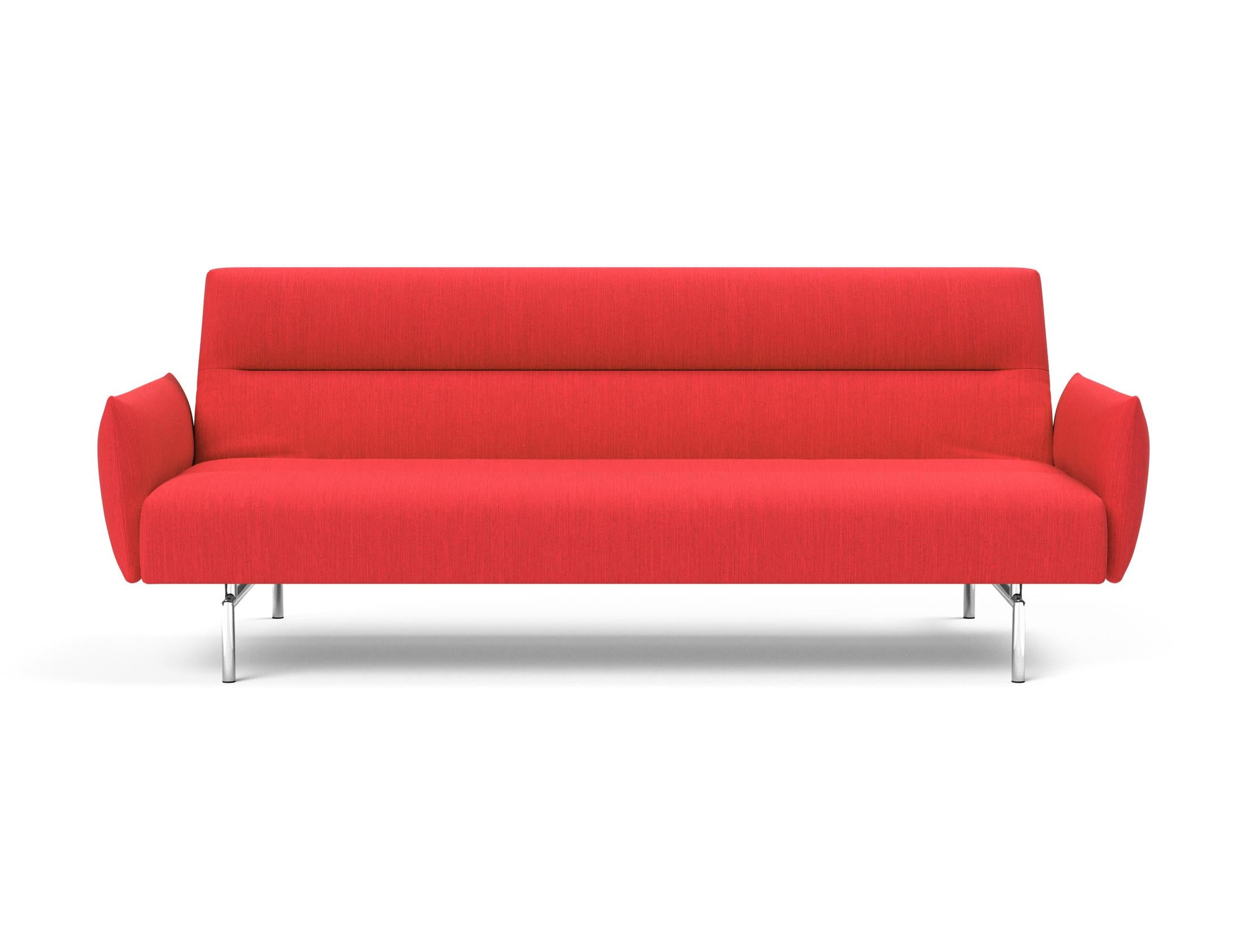 Entdecken Sie das Jillis Schlafsofa mit Armlehnen von Innovation Living – eine perfekte Kombination aus modernem Stil, Komfort und praktischer Nutzung.