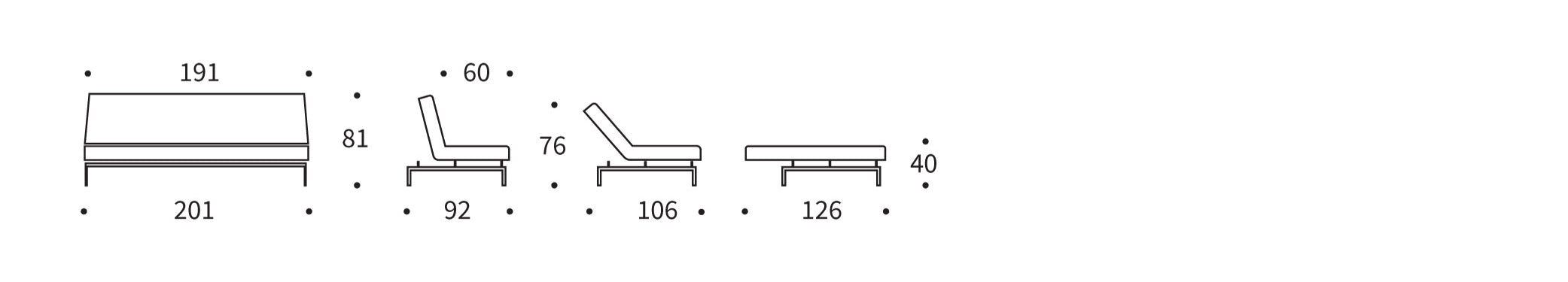 Erleben Sie das Jillis Schlafsofa von Innovation Living: Elegantes Design, hoher Komfort und vielseitige Nutzung für Ihr modernes Zuhause.