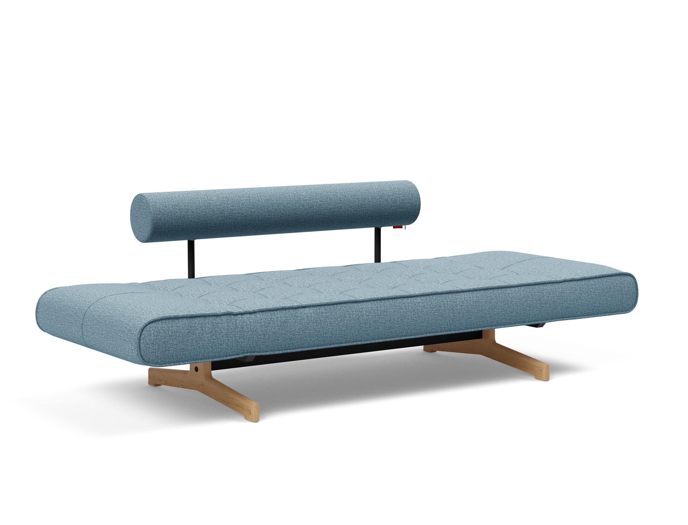 Erleben Sie das Ghia Klappsofa 80 Eiche von Innovation Living – eine elegante Lösung, die Komfort und Vielseitigkeit in jeden Raum bringt.