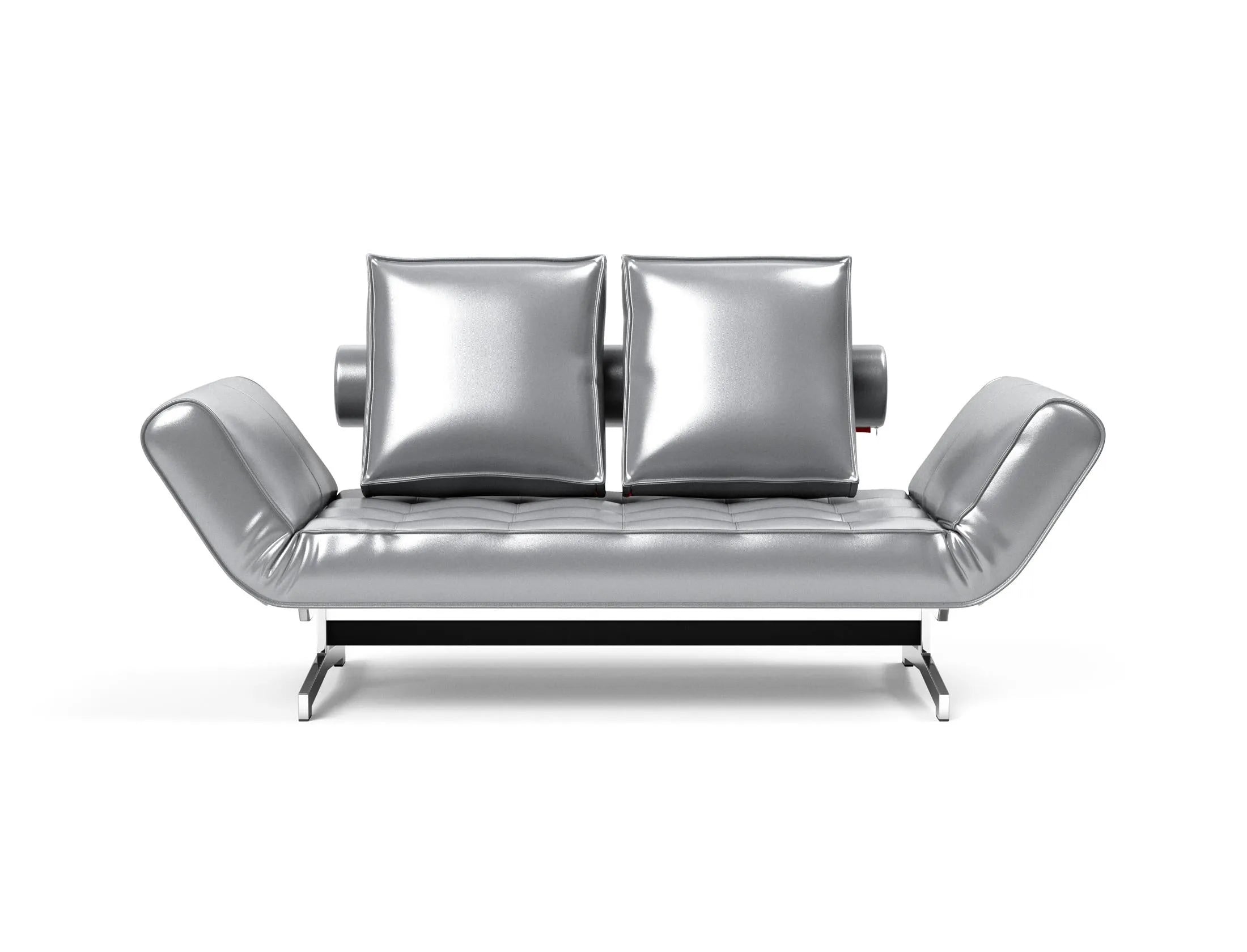Entdecken Sie das Ghia Klappsofa 80 Chrom von Innovation Living – modern, funktional und ideal für kleine Räume oder als komfortable Schlafgelegenheit.