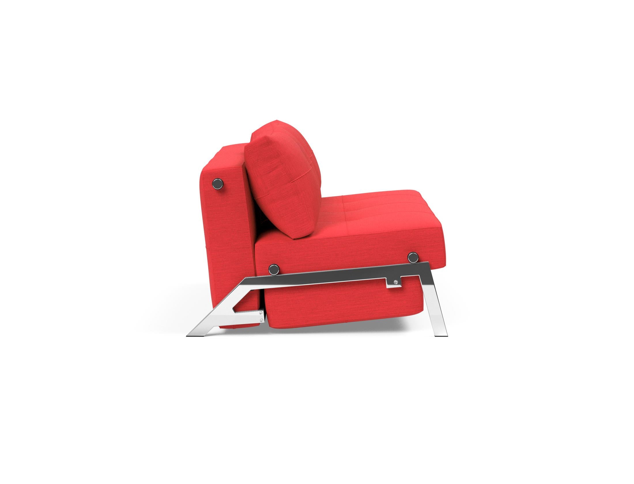Cubed Klappsofa 140: Modernes, multifunktionales Sofa für kleine Räume. Ideal für Gäste und gemütliche Abende. Flexibel und komfortabel.