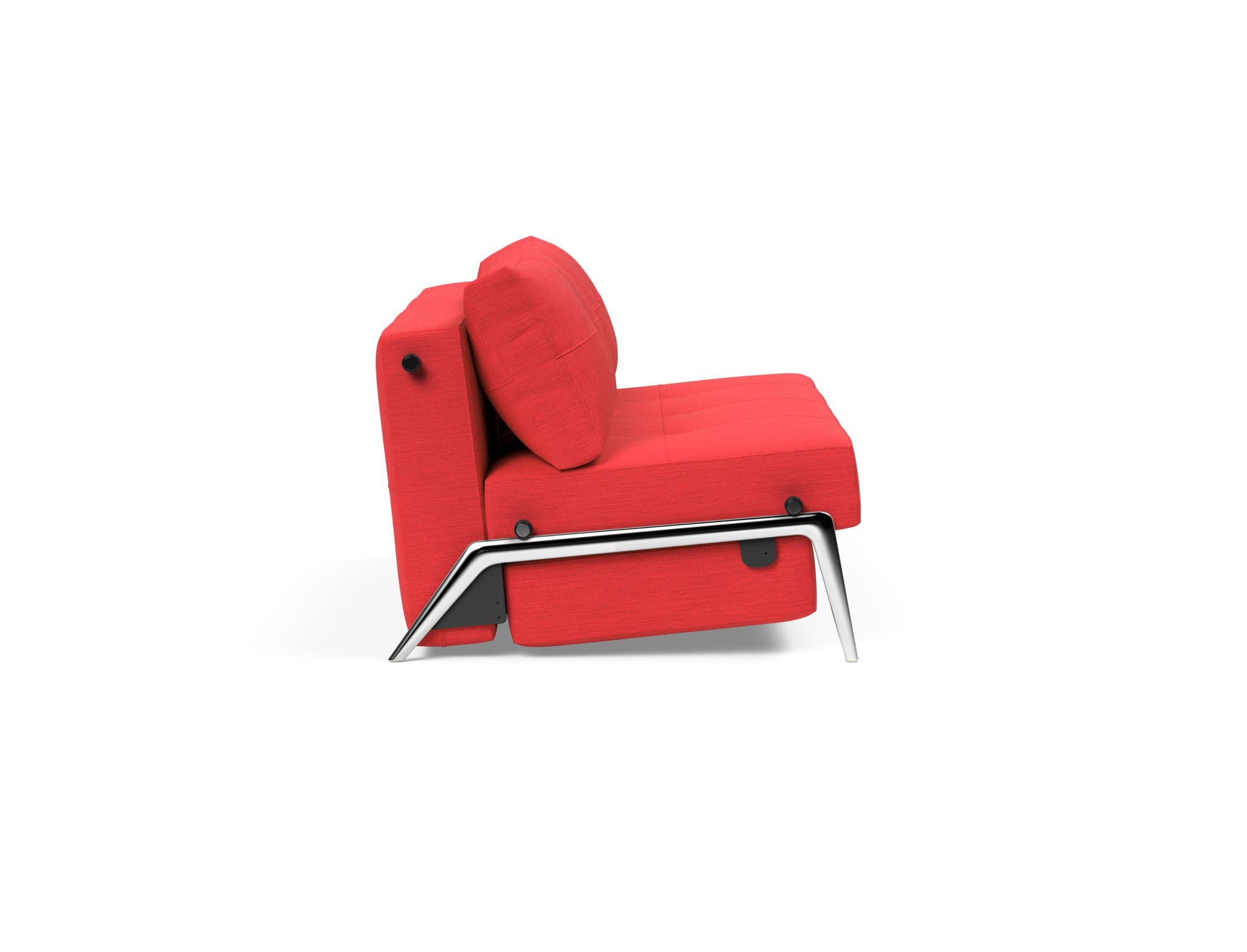 Cubed Klappsofa 140: Elegantes, funktionales Sofa, das sich schnell in ein bequemes Bett verwandelt. Perfekt für kleine Räume und Gäste.